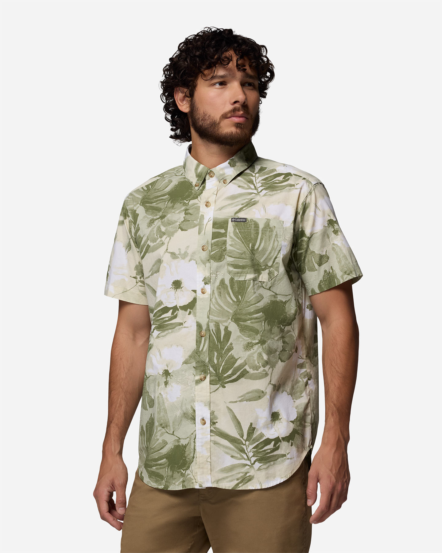 Camicia COLUMBIA RAPID RIVERS PRINTED M - Verde - 1 | Cisalfa Sport
