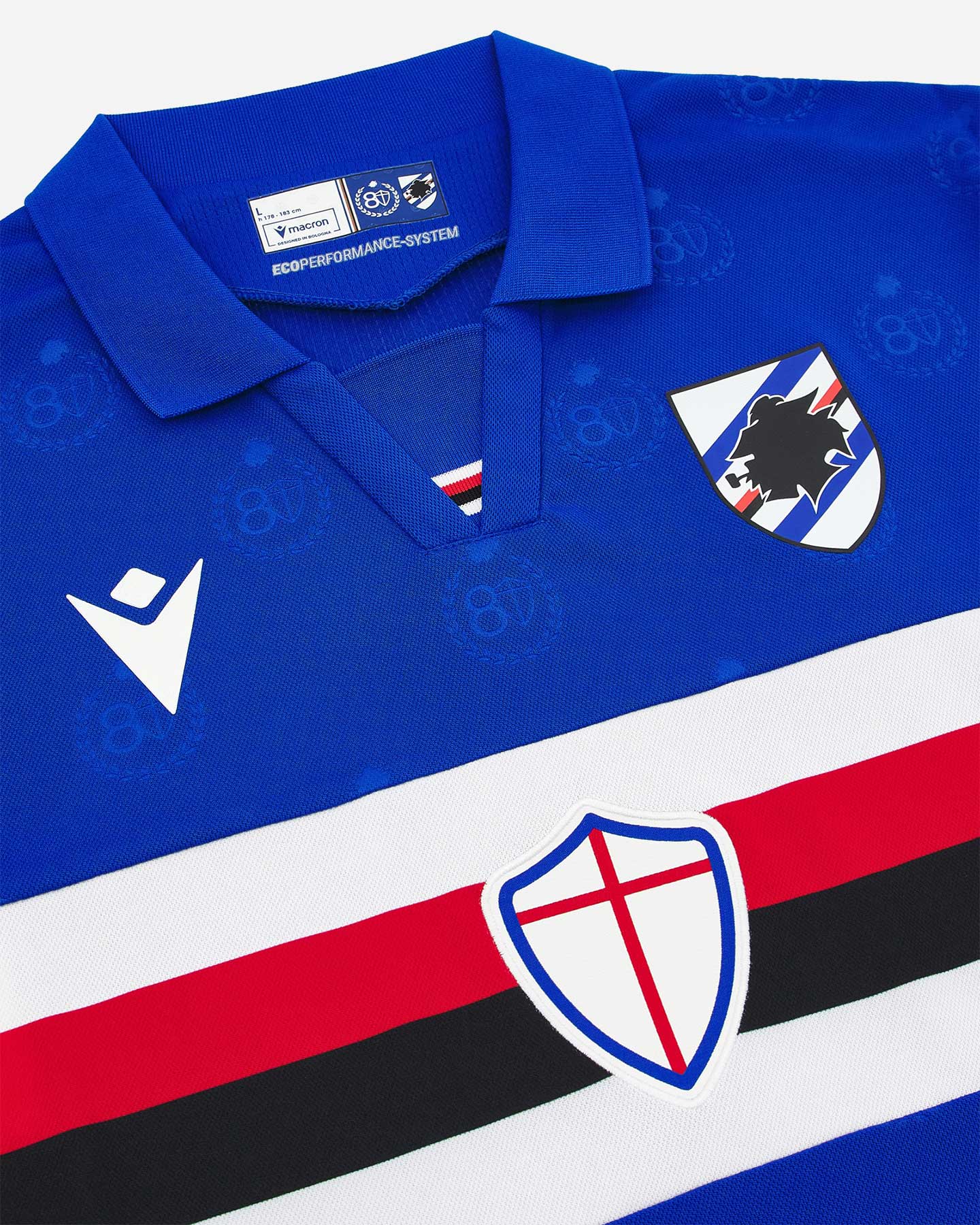 Maglia calcio ufficiale MACRON SAMPDORIA HOME 26-27 JR - Color mix - 3 | Cisalfa Sport