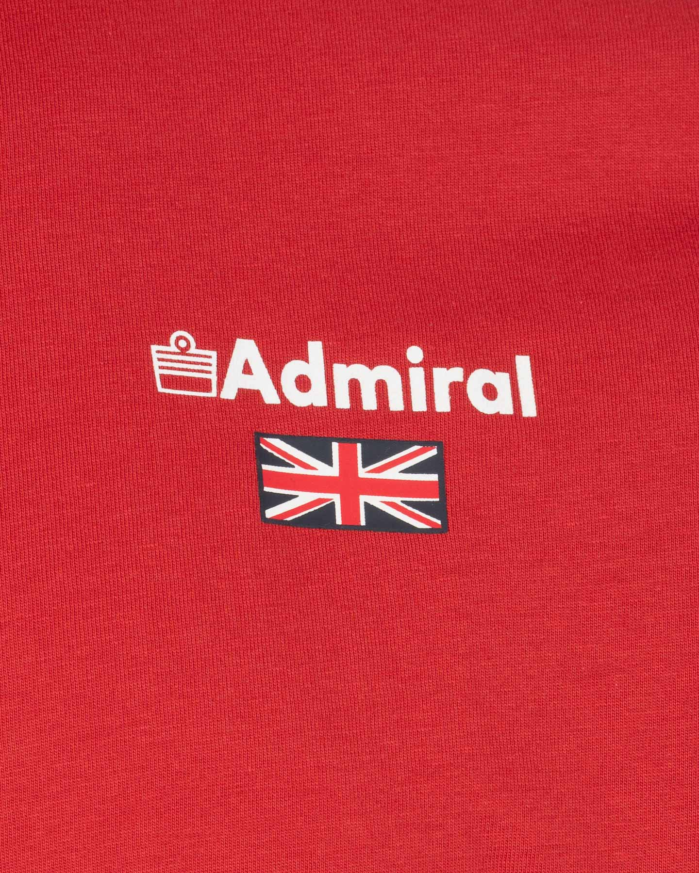 T-shirt ADMIRAL ESSENTIAL COLLEGE M - Rosso - 4 | Cisalfa Sport