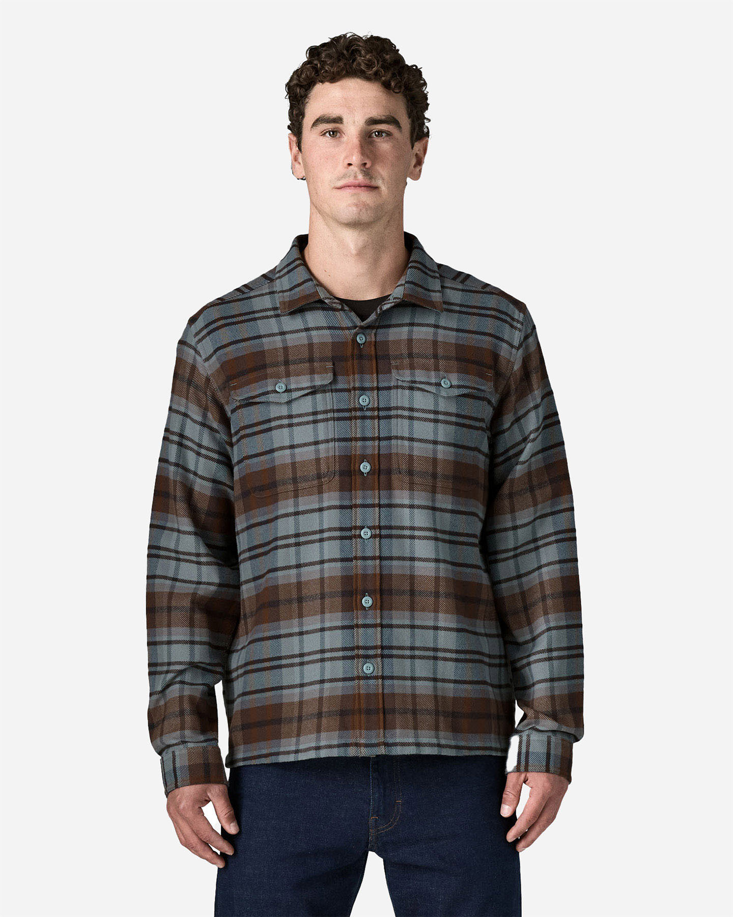 Camicia PATAGONIA FJORD FLANNEL M - Blu - 1 | Cisalfa Sport