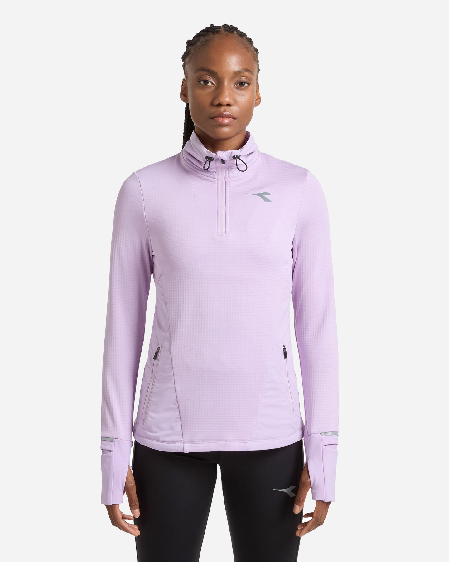 Giacca running DIADORA FIBRAZERO W - Viola - 1 | Cisalfa Sport