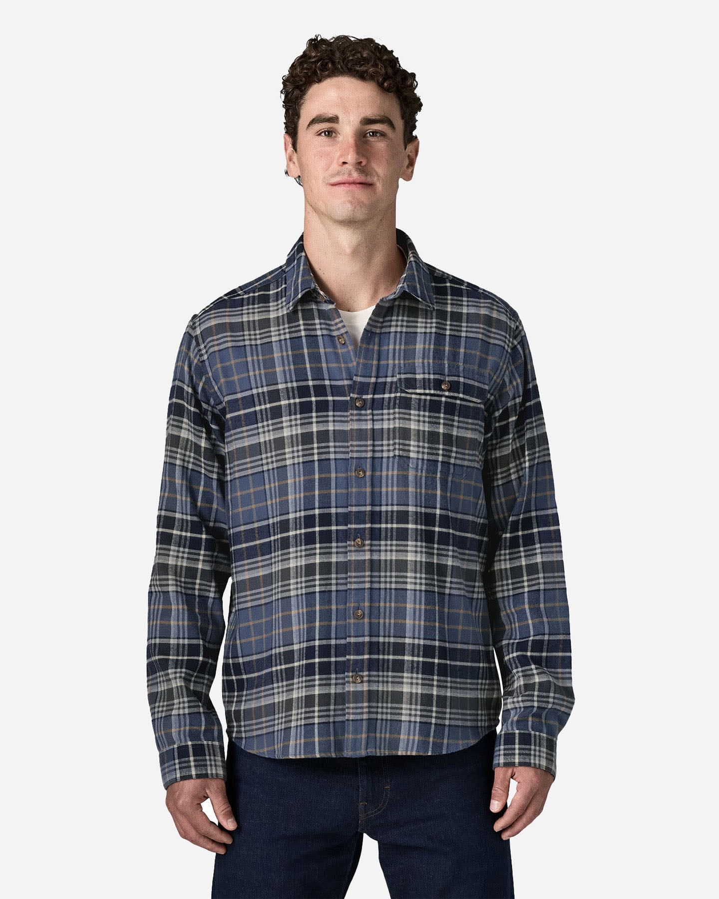 Camicia PATAGONIA FJORD FLANNEL M - Blu - 1 | Cisalfa Sport