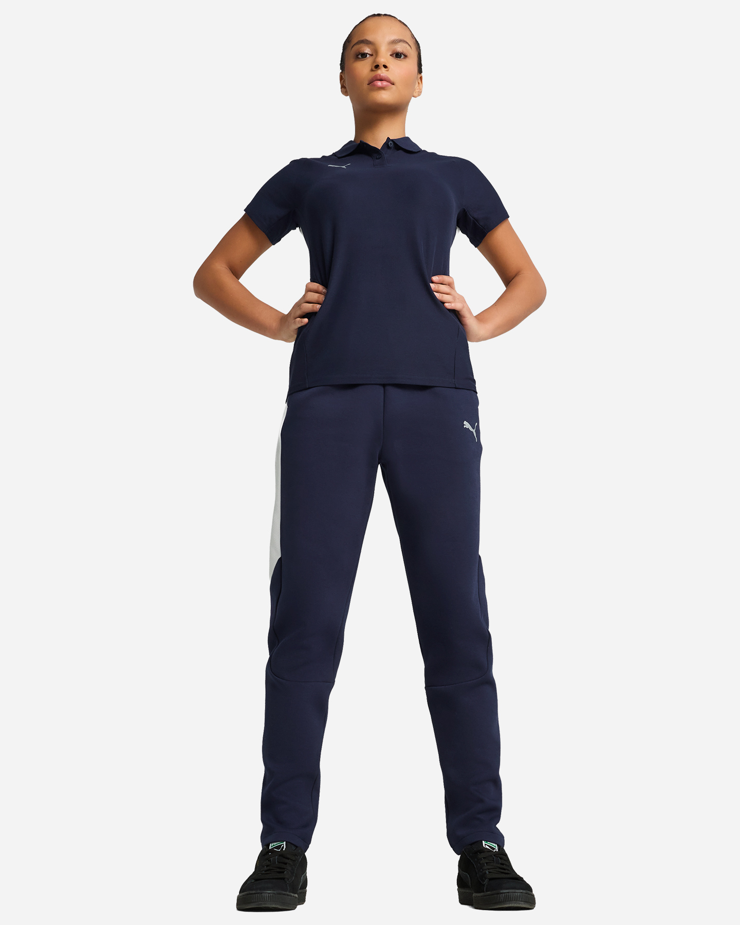 Polo PUMA TEAMEVOSTRIPE M - Blu Navy - 4 | Cisalfa Sport