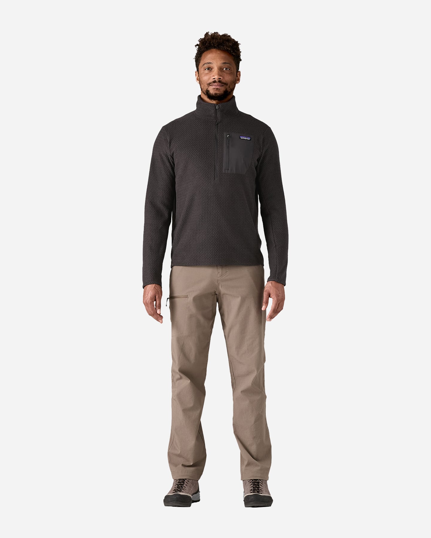Pile PATAGONIA R1 AIR M - Nero - 4 | Cisalfa Sport