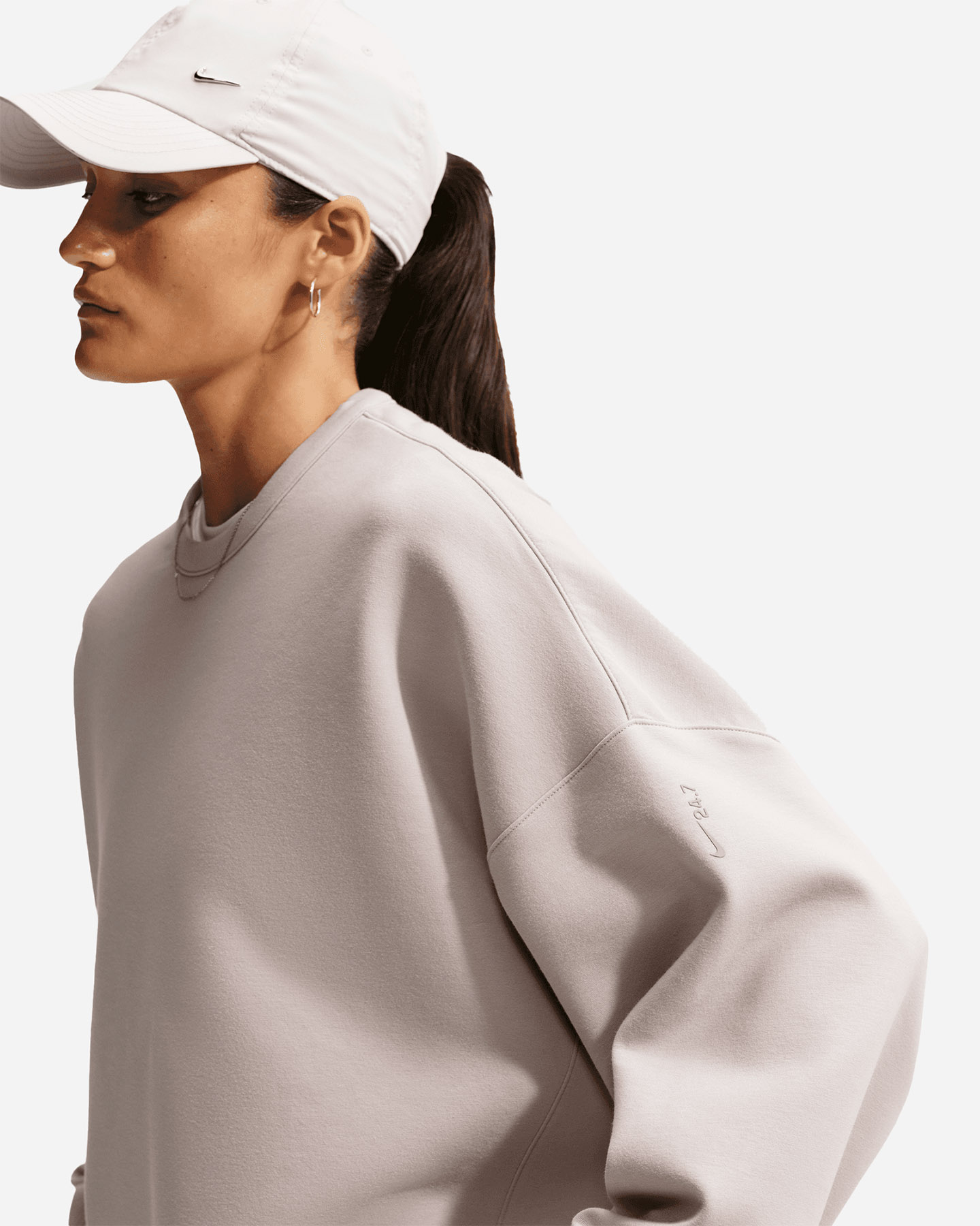 Felpa NIKE SOFT 24.7 W - Beige - 3 | Cisalfa Sport