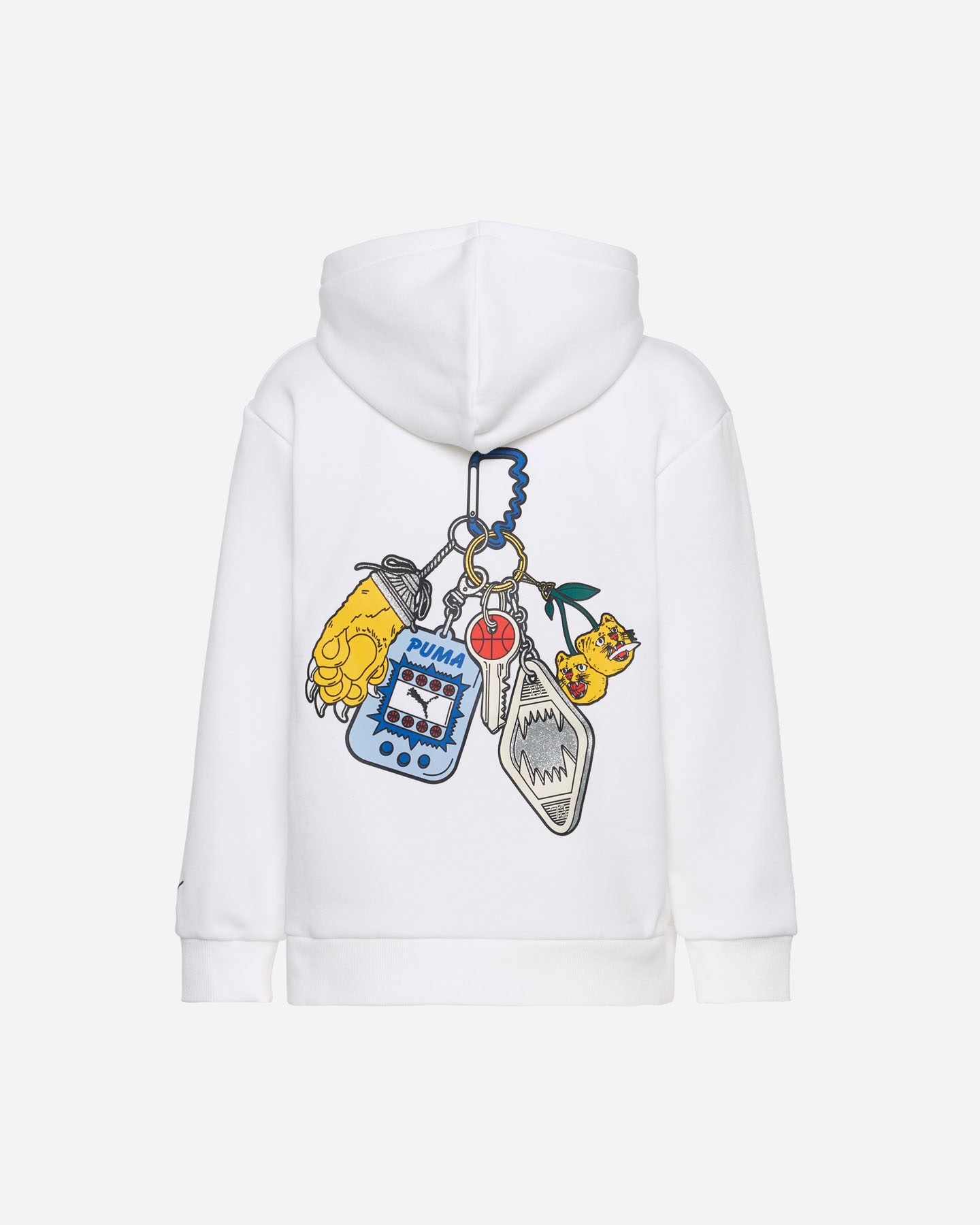 Felpa PUMA RELAXED GRAPHIC JR - Bianco - 1 | Cisalfa Sport