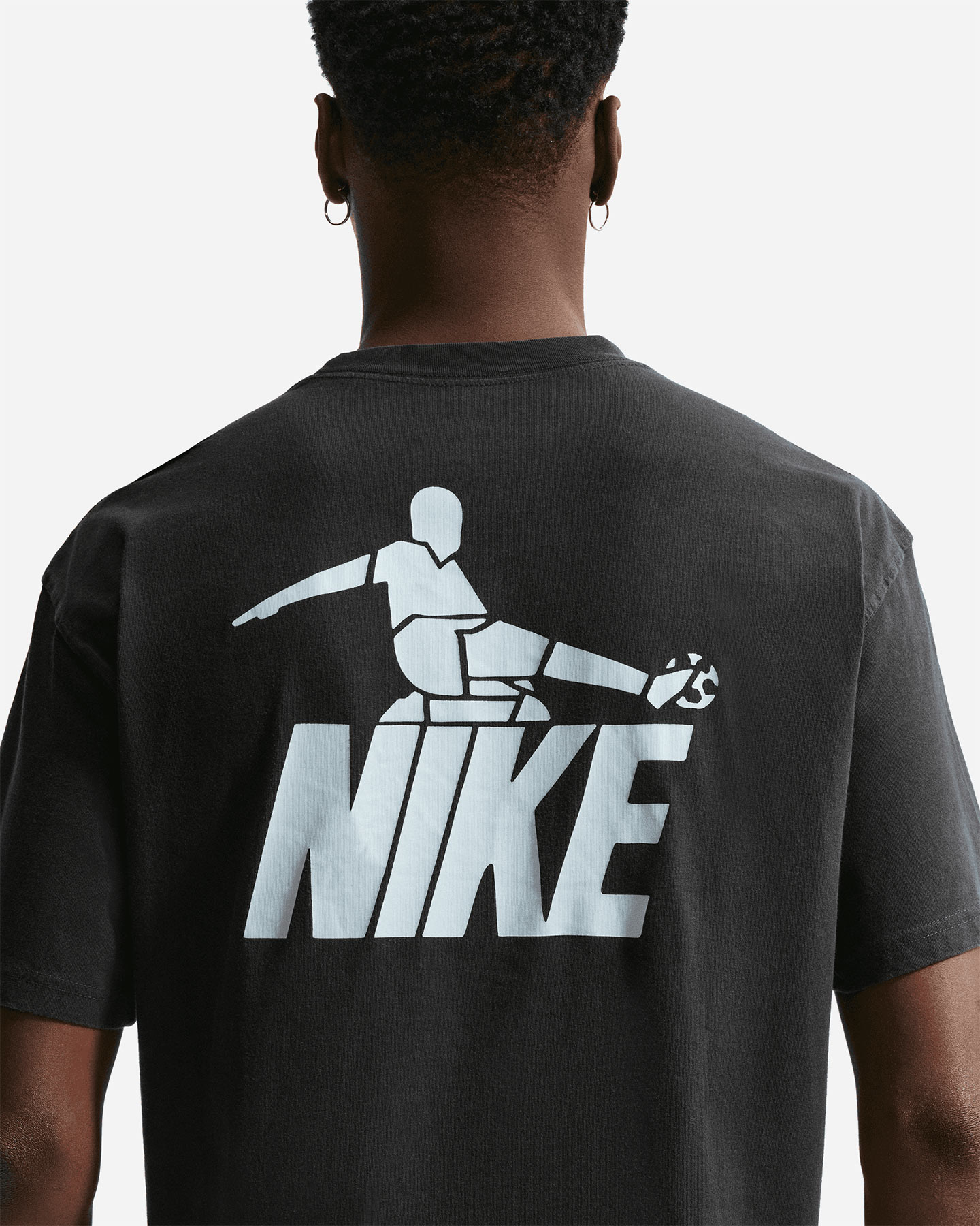 T-shirt NIKE FOOTBALL FRONT GFX M - Grigio - 4 | Cisalfa Sport