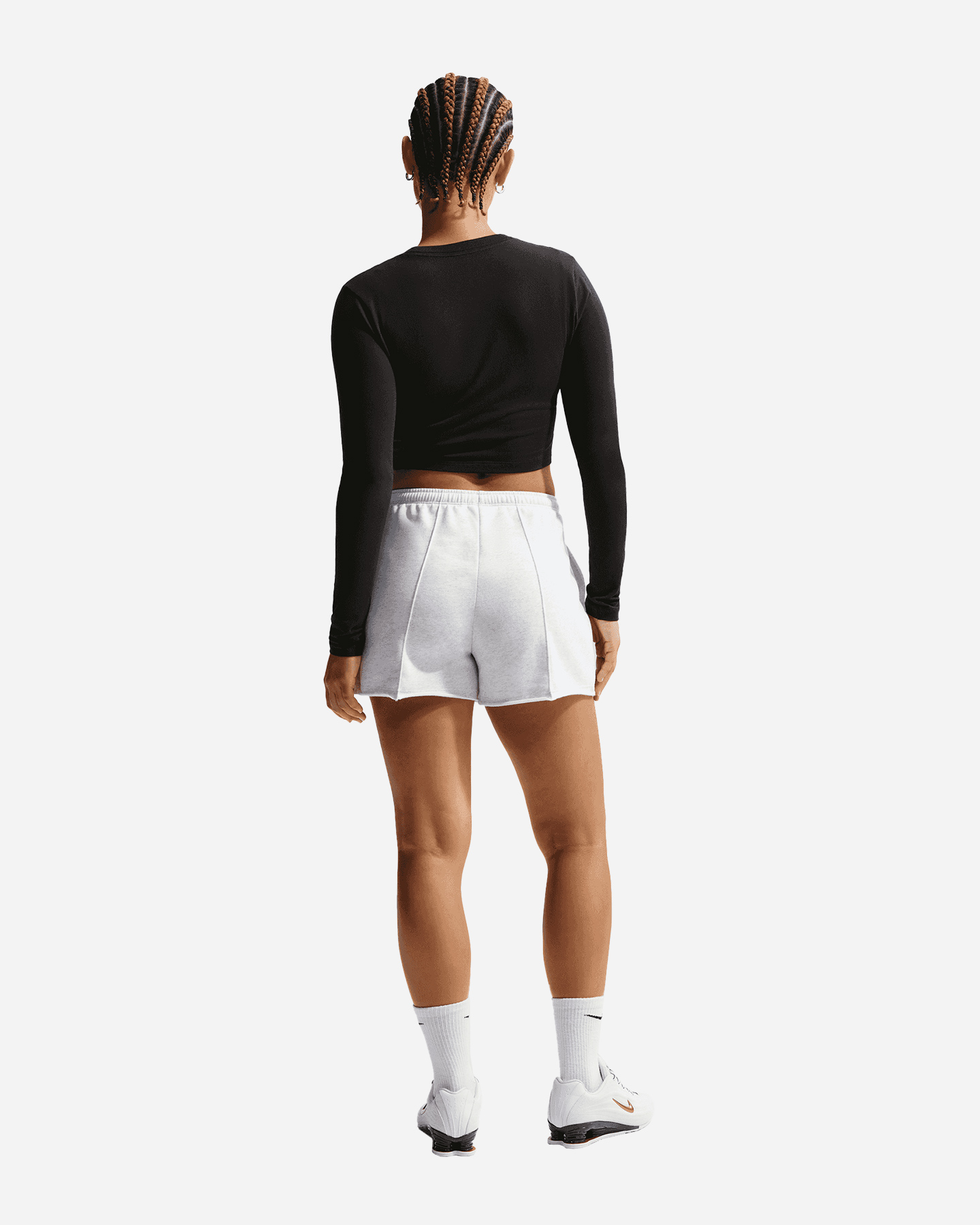 Pantaloncini NIKE CHILL SMALL LOGO W - Bianco - 2 | Cisalfa Sport