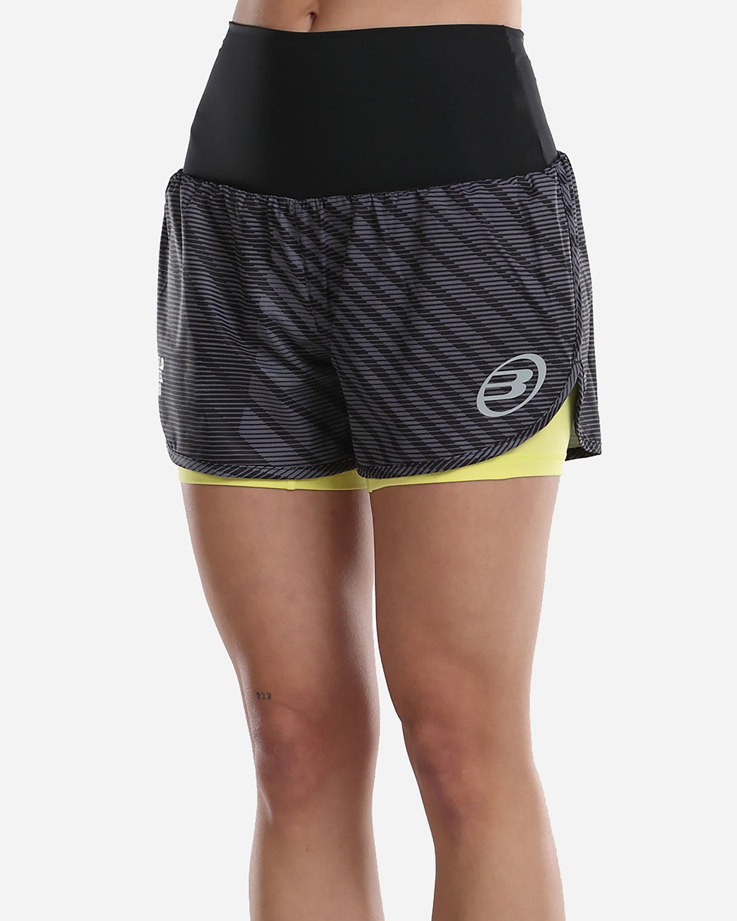Pantaloncini tennis BULLPADEL LONJA W - Nero - 1 | Cisalfa Sport