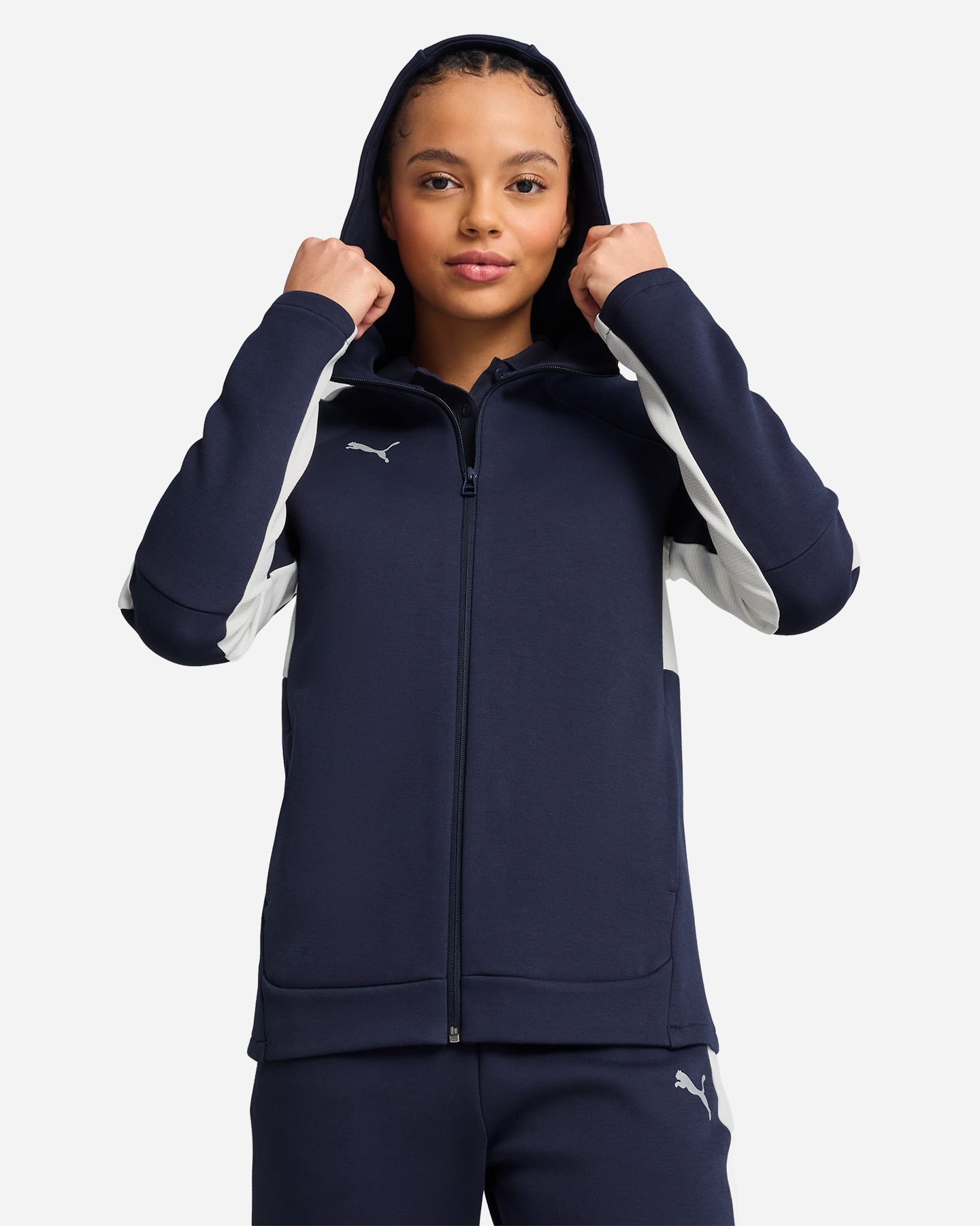 Abbigliamento calcio PUMA TEAMEVOSTRIPE M - Blu Navy - 2 | Cisalfa Sport