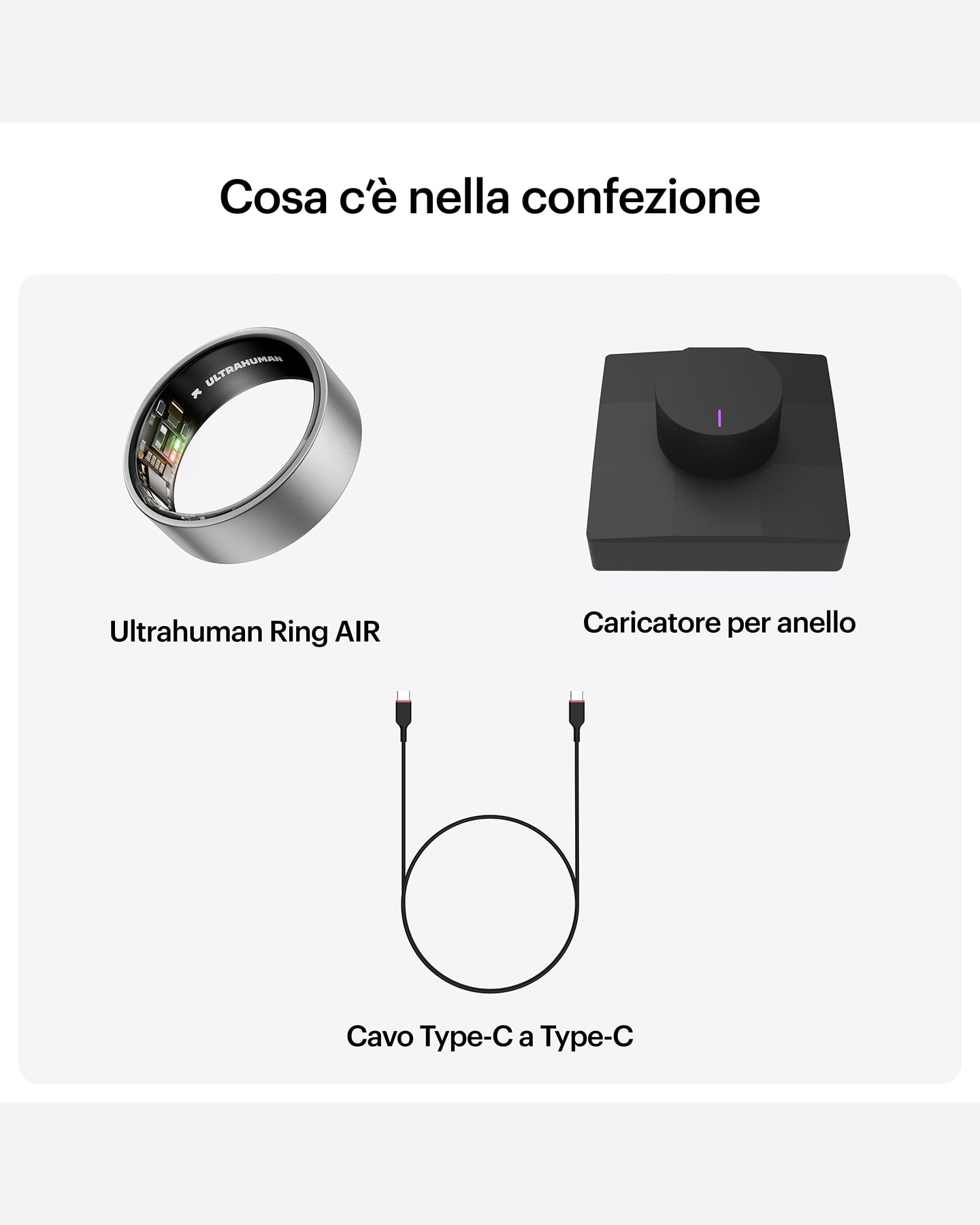 Fitness tracker ULTRAHUMAN AIR  - Argento - 5 | Cisalfa Sport