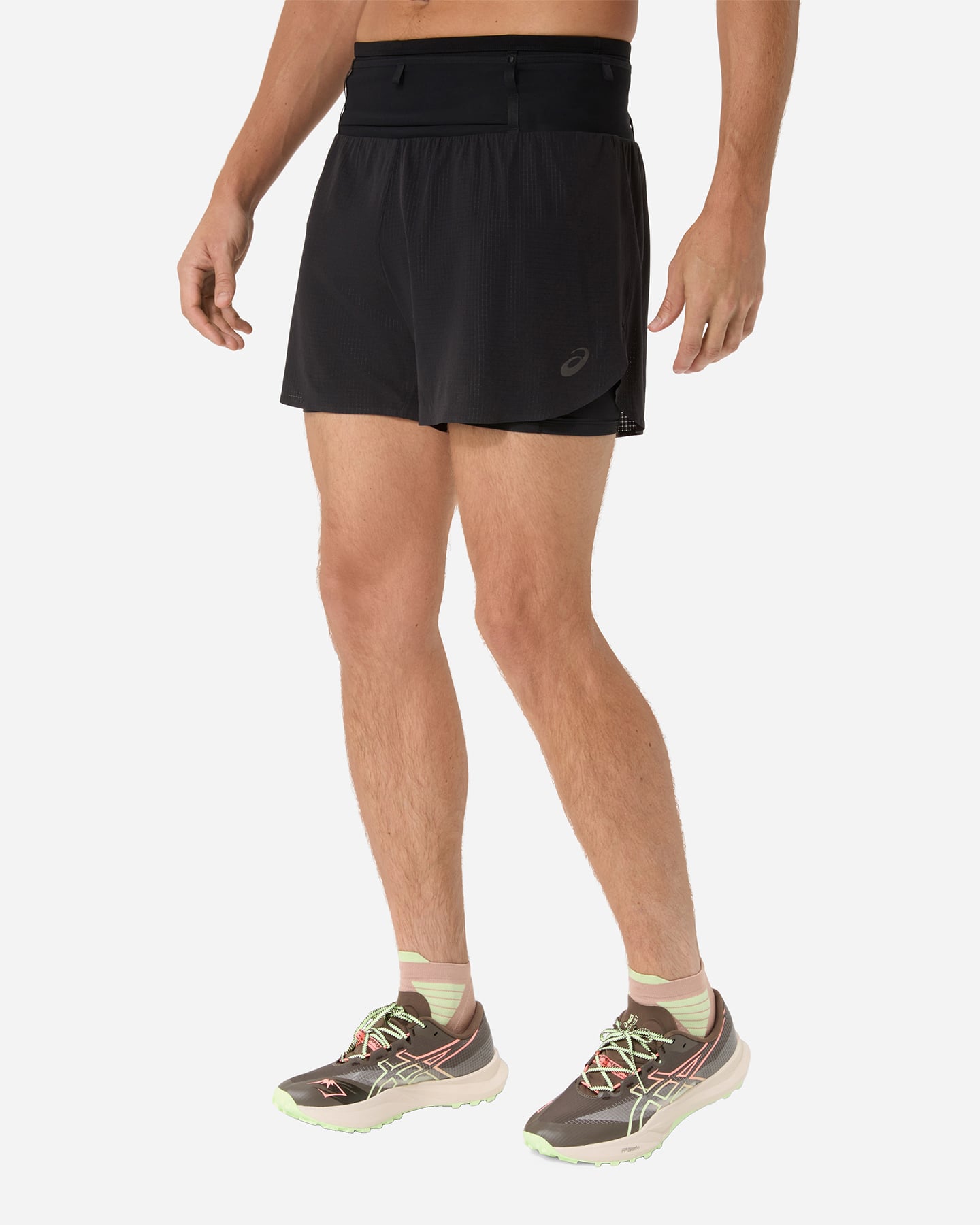 Short running ASICS FUJITRAIL ELITE M - Nero - 1 | Cisalfa Sport