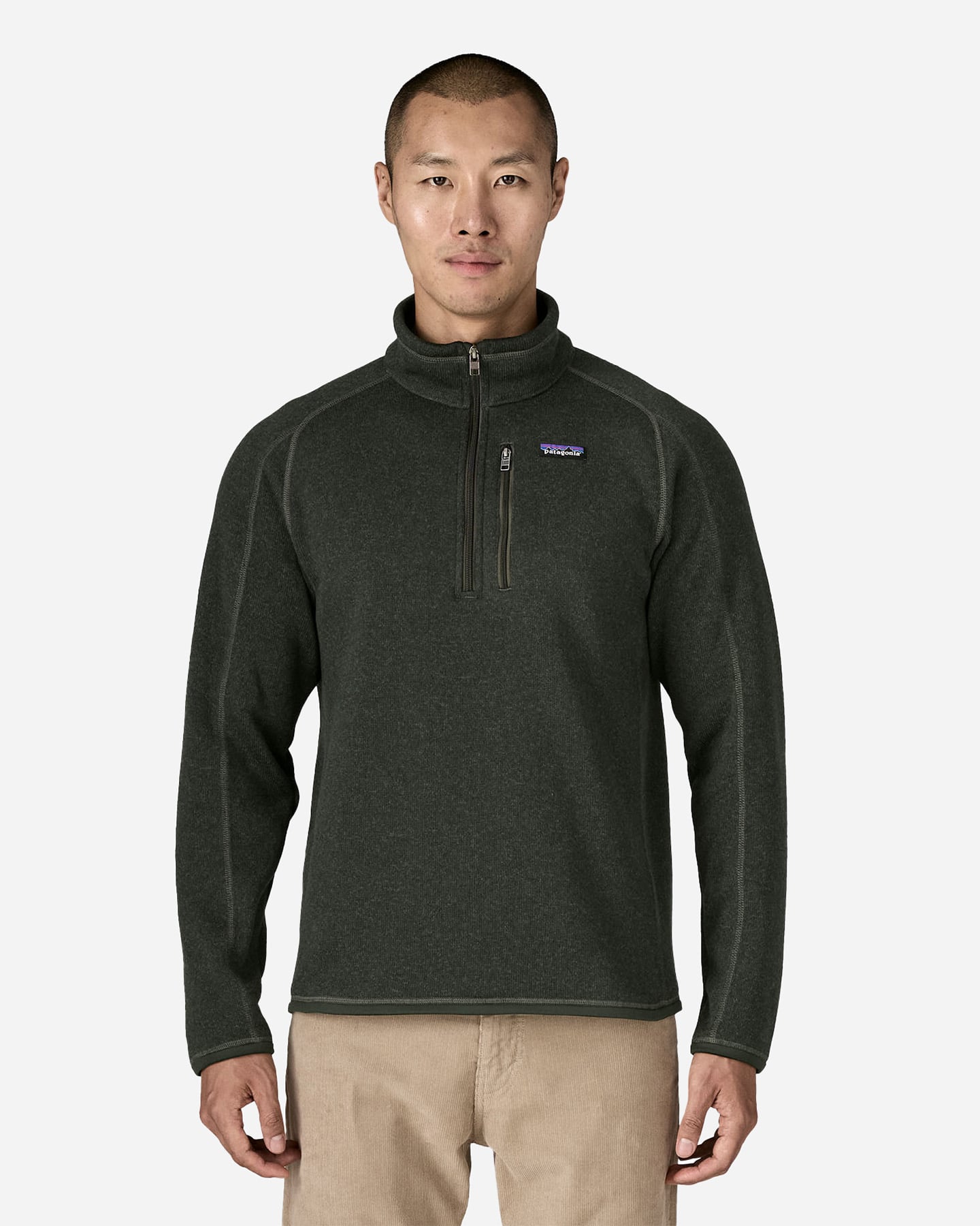 Pile PATAGONIA BETTER SWEATER 1/4 M - Verde - 1 | Cisalfa Sport