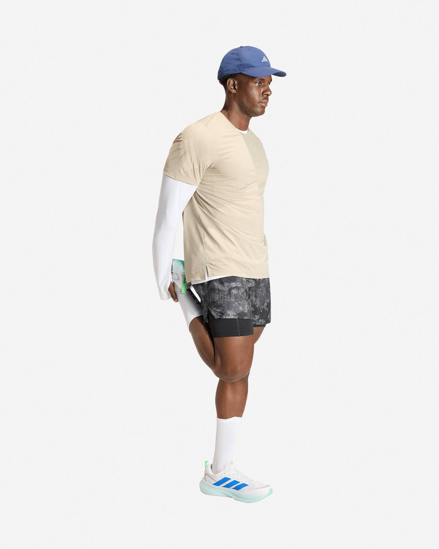 Maglia running ADIDAS RUN ESSENTIALS M - Bianco - 3 | Cisalfa Sport
