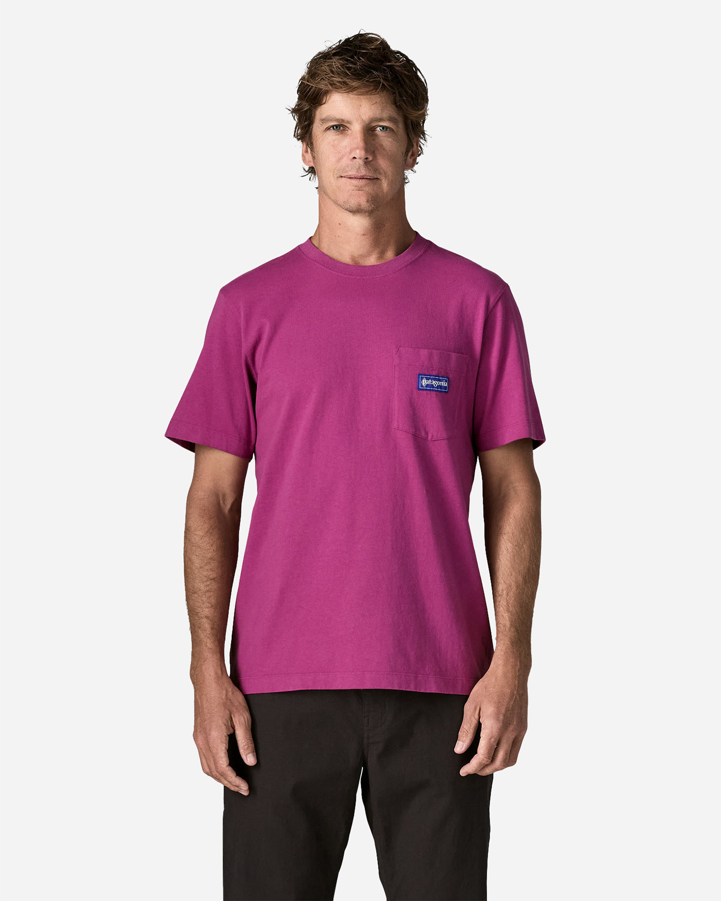 T-shirt PATAGONIA HUT TRIPPER LABEL POCKET M - Rosa - 1 | Cisalfa Sport