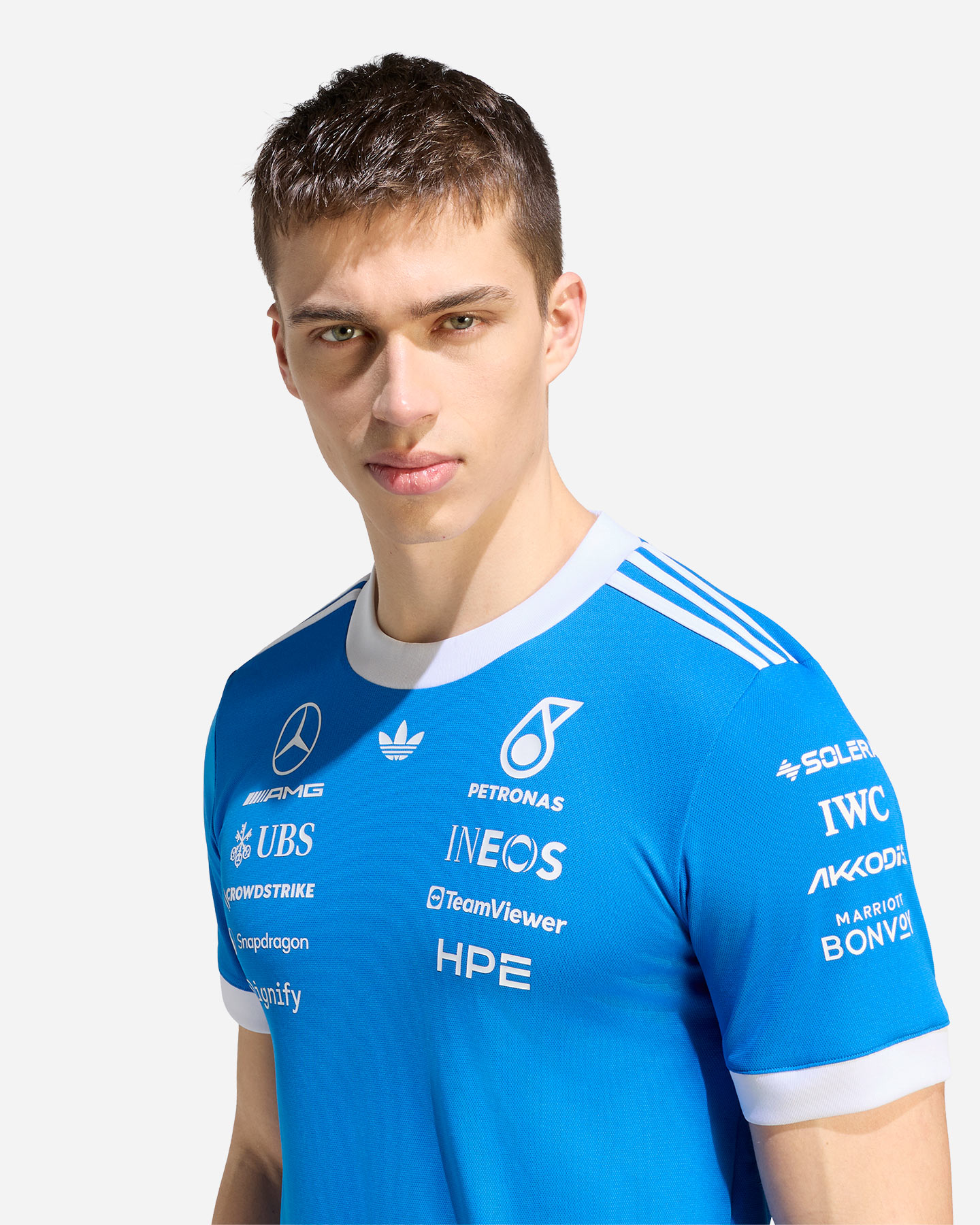 T-shirt ADIDAS ORIGINALS MERCEDES M - Blu - 4 | Cisalfa Sport