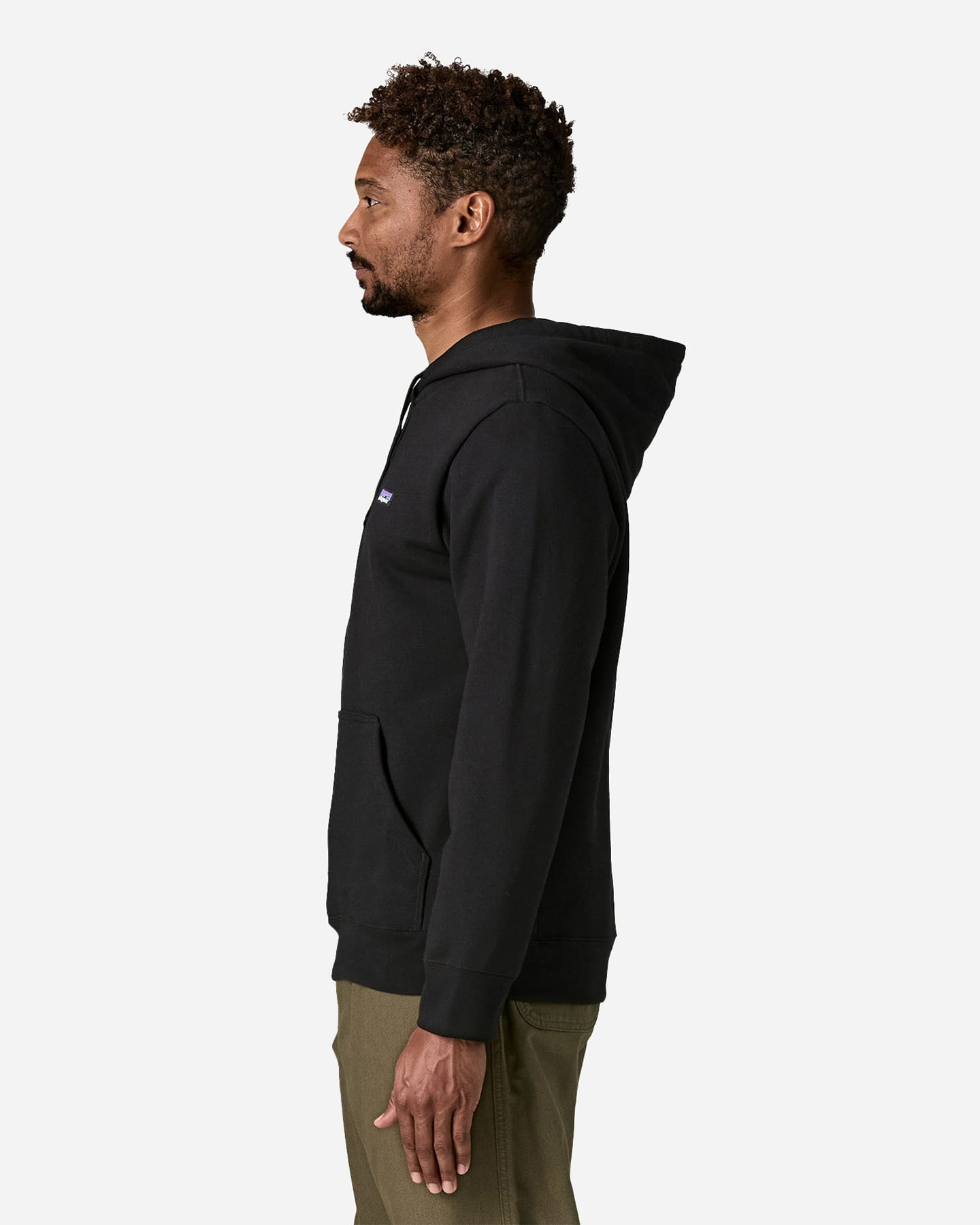 Felpa PATAGONIA P-6 LABEL UPRISAL M - Nero - 1 | Cisalfa Sport