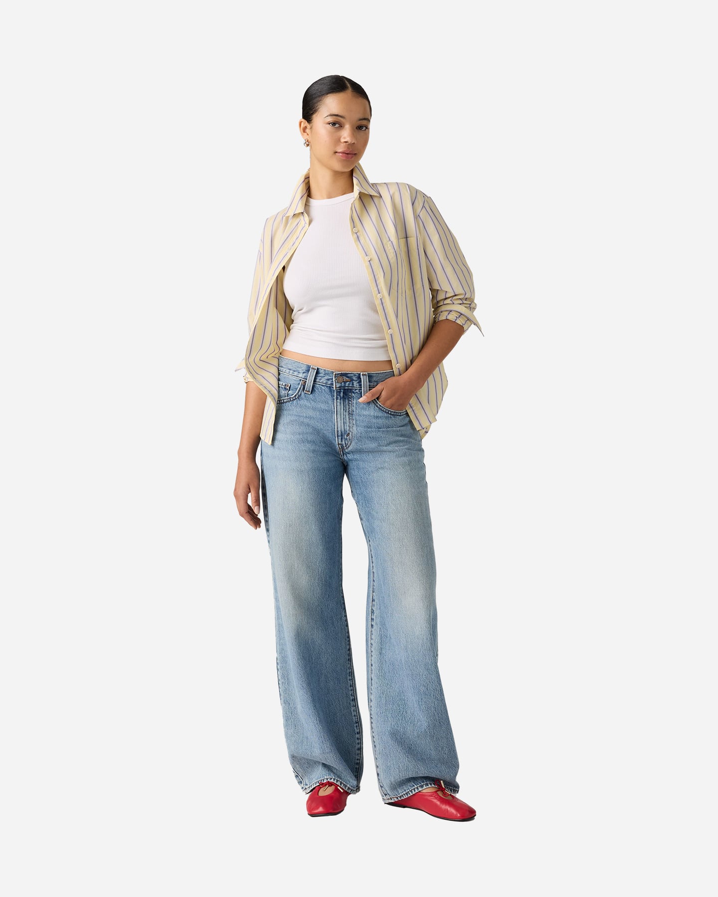 Jeans LEVI'S MIDDY BALLOON L32 W - Denim - 4 | Cisalfa Sport