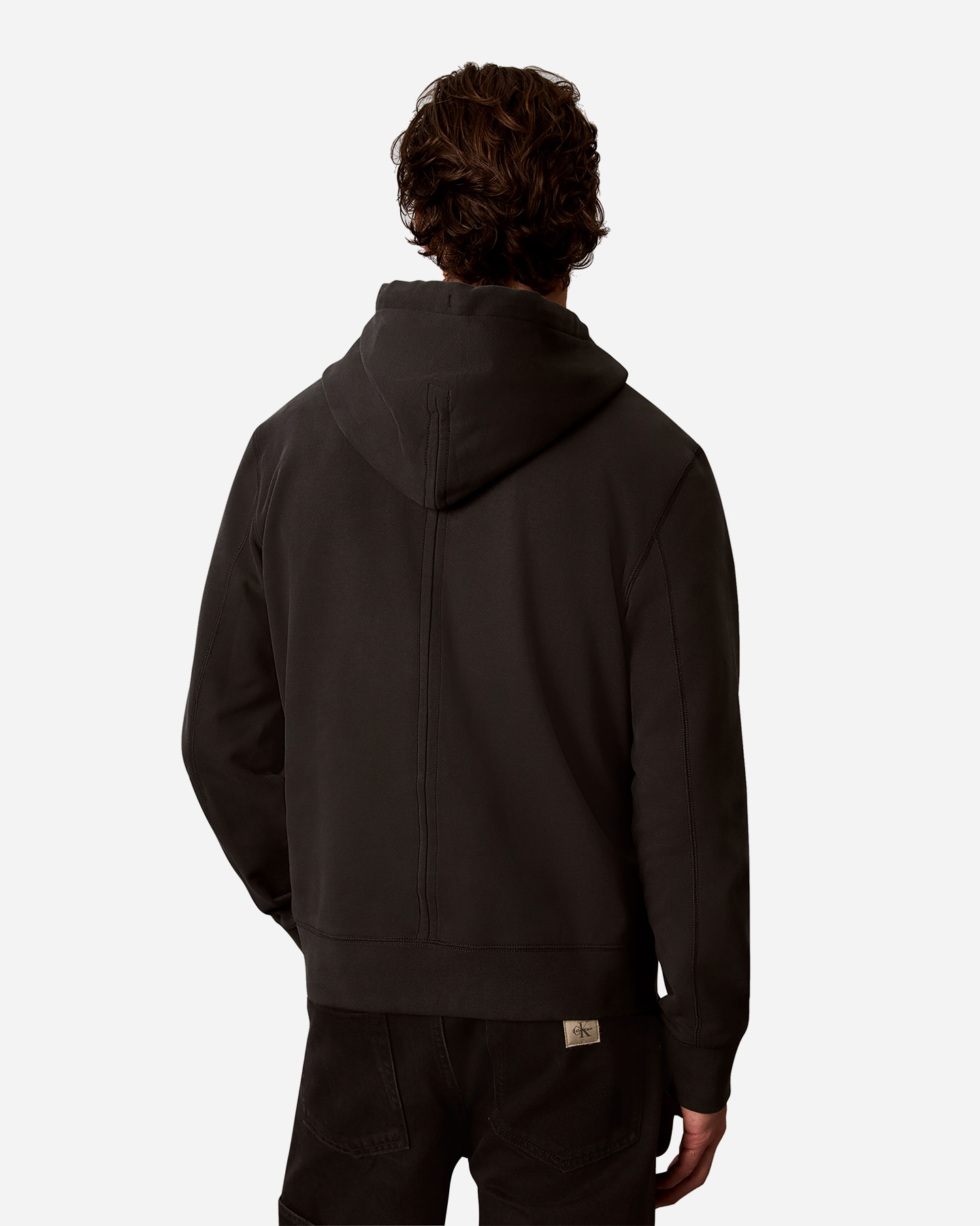 Felpa CALVIN KLEIN JEANS TERRY M - Nero - 2 | Cisalfa Sport