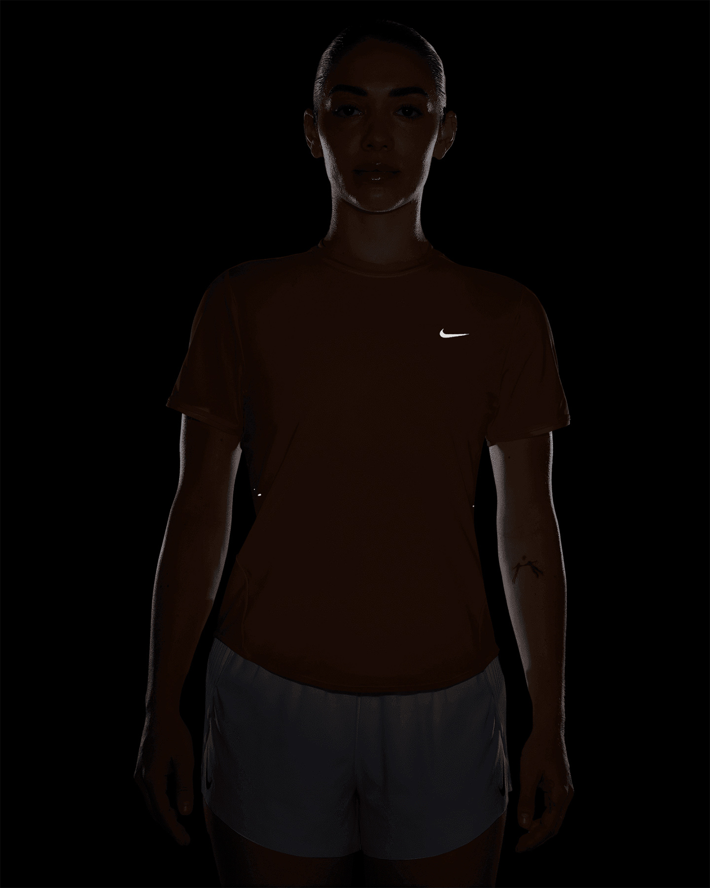 T-shirt running NIKE ORANGE PULSE W - Arancione - 3 | Cisalfa Sport