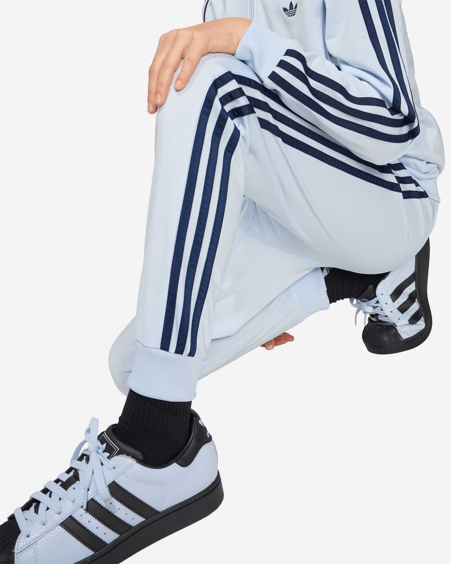Pantalone ADIDAS SST JR - Azzurro - 4 | Cisalfa Sport