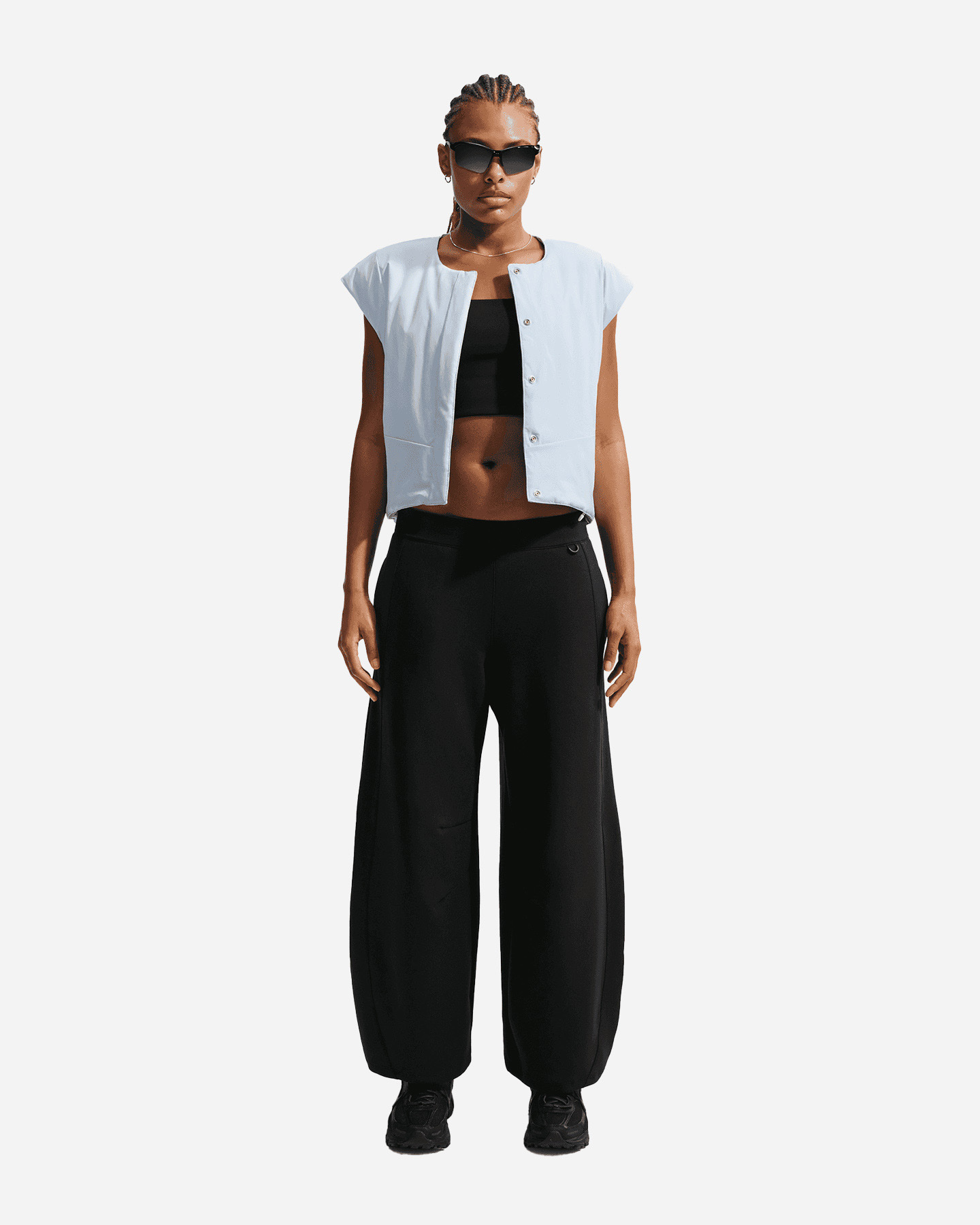 Pantalone NIKE WIDE LEG SOFT 24.7 W - Nero - 1 | Cisalfa Sport