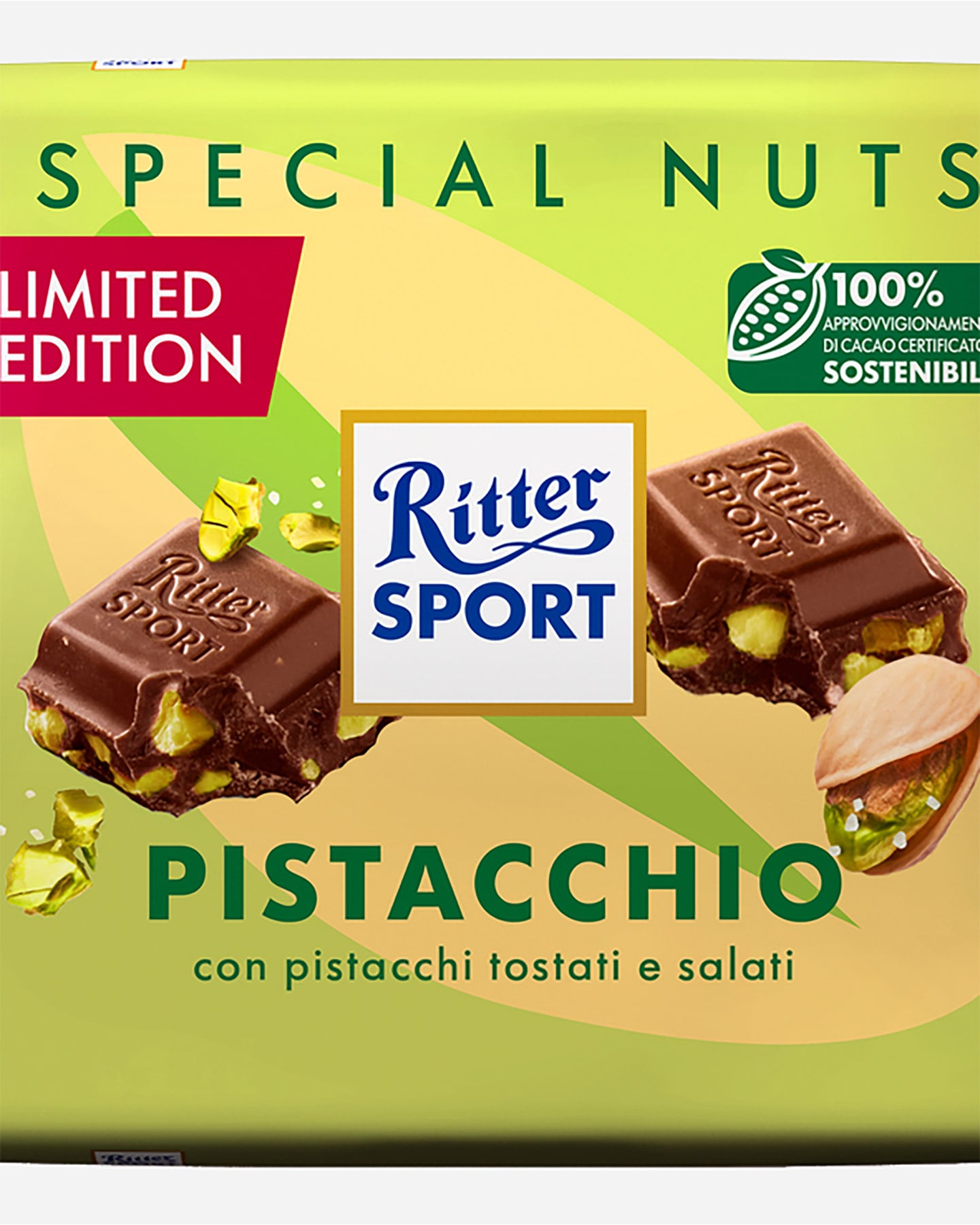 Tavoletta RITTER SPORT PISTACCHIO  - Verde - 1 | Cisalfa Sport