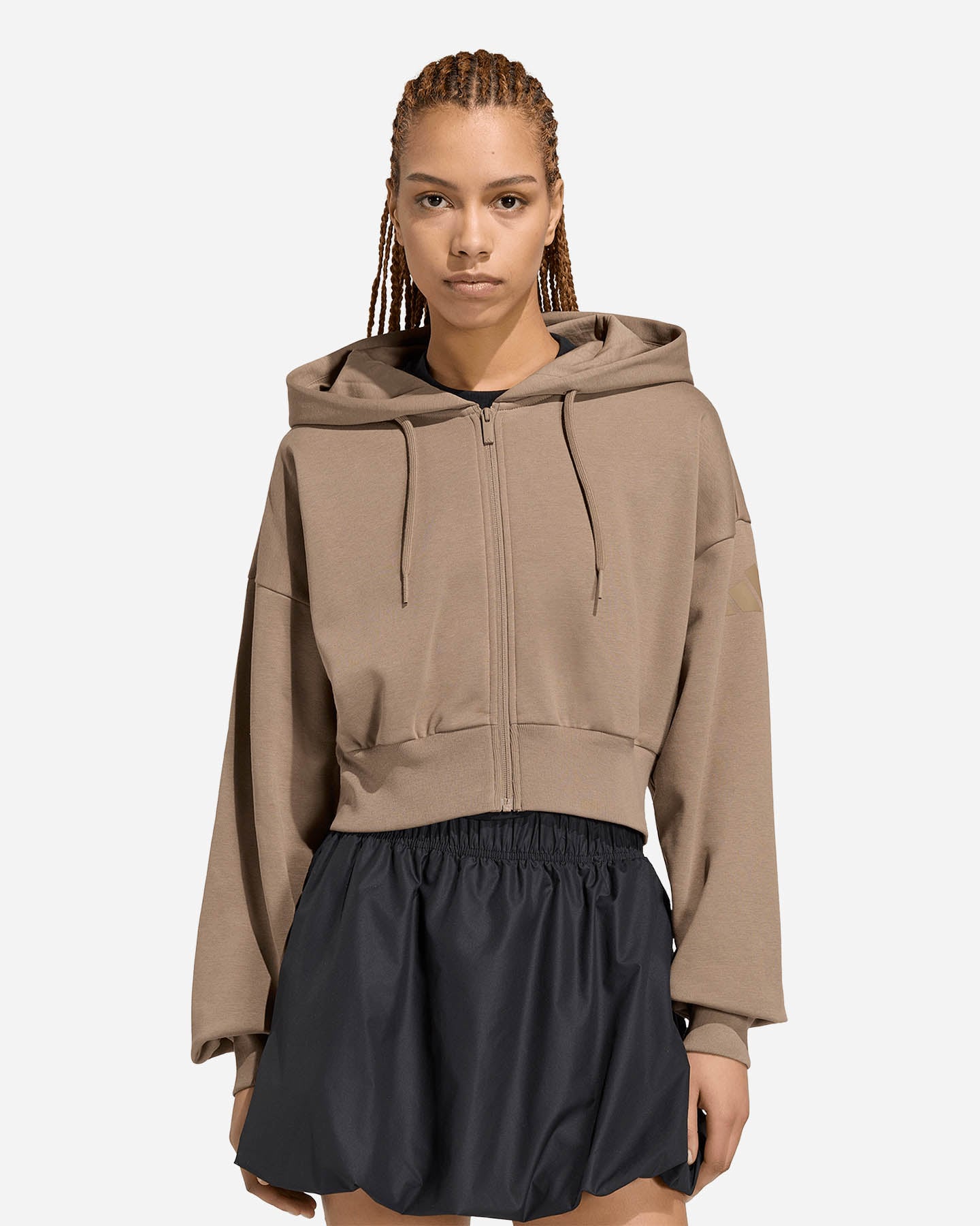 Felpa ADIDAS ESSENTIALS CONTEMPORARY W - Marrone - 1 | Cisalfa Sport