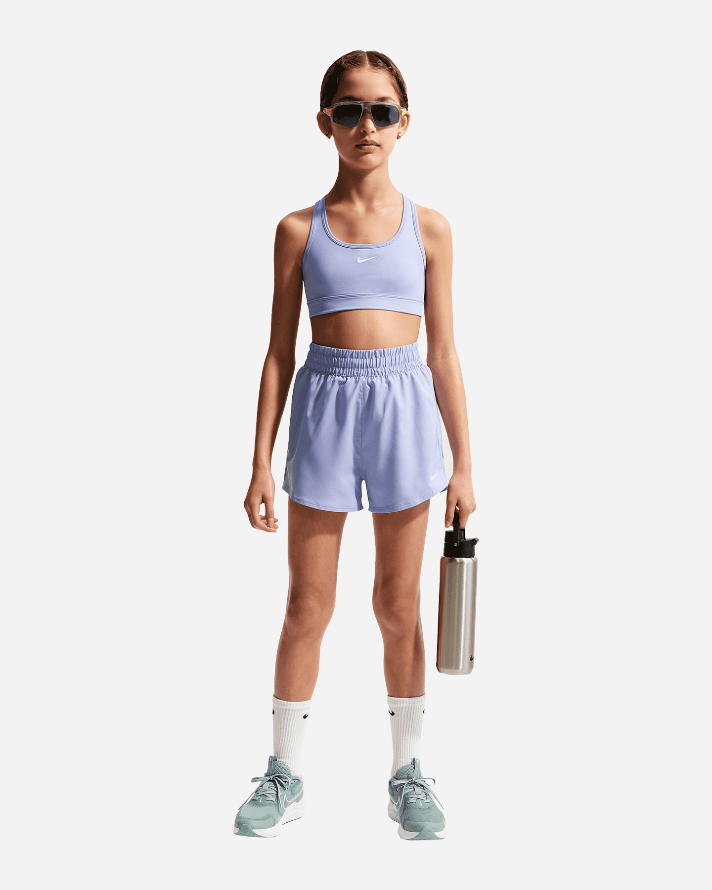 Pantaloncini NIKE DRI FIT JR - Lilla - 1 | Cisalfa Sport