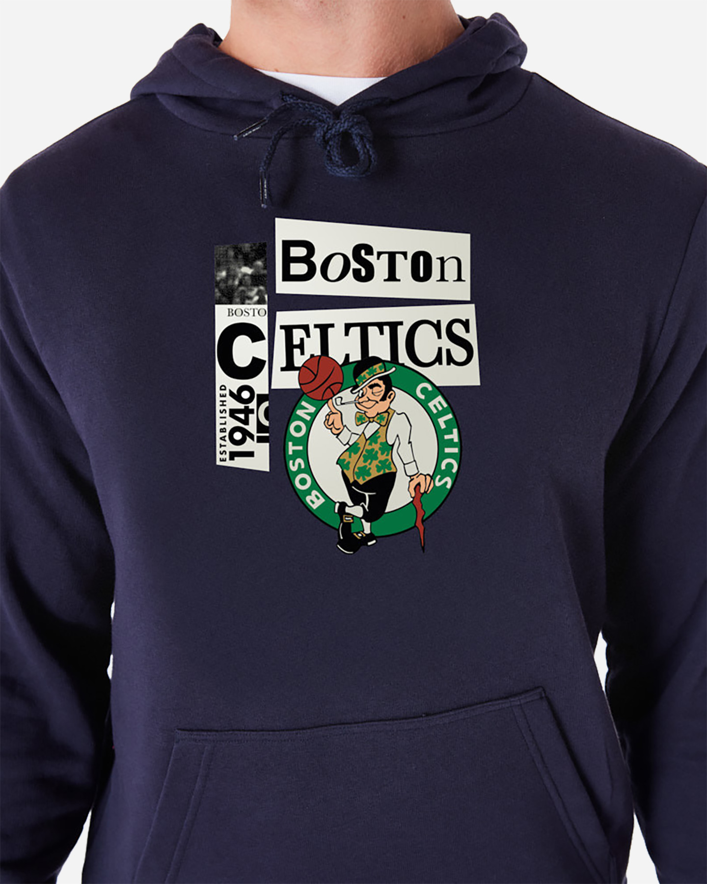 Felpa nba NEW ERA 9FORTY NEWSPAPER CELTICS M - Blu Navy - 2 | Cisalfa Sport