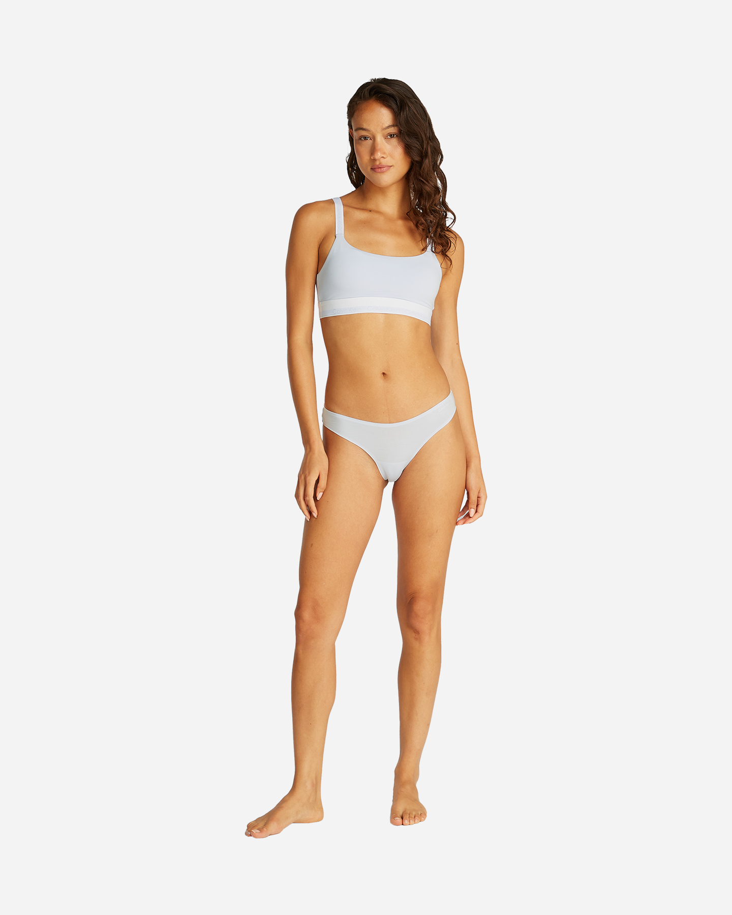 Slip intimo CALVIN KLEIN UNDERWEAR SLIP THONG W - Azzurro - 2 | Cisalfa Sport