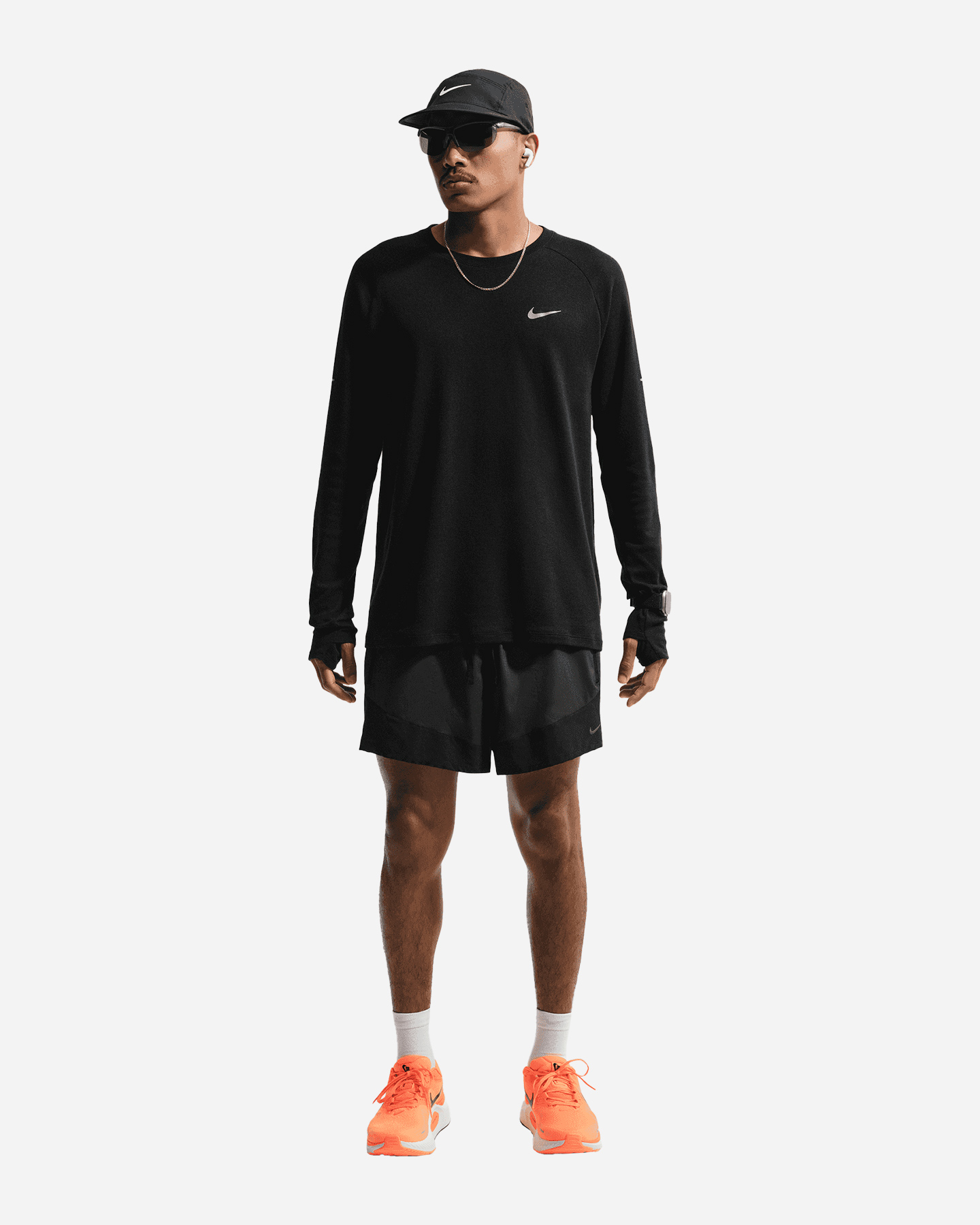 Short running NIKE STRIDE 5 M - Nero - 1 | Cisalfa Sport