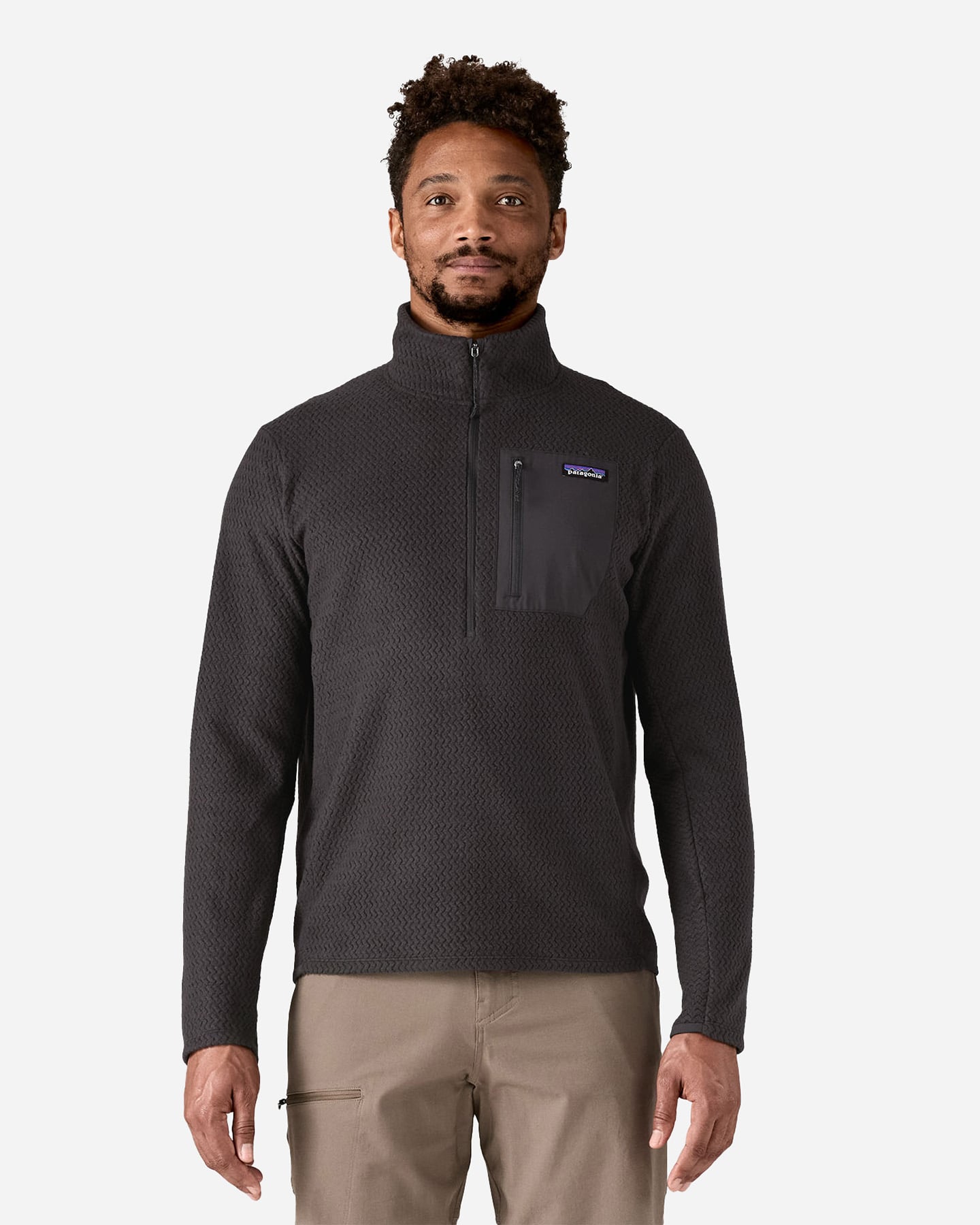 Pile PATAGONIA R1 AIR M - Nero - 1 | Cisalfa Sport