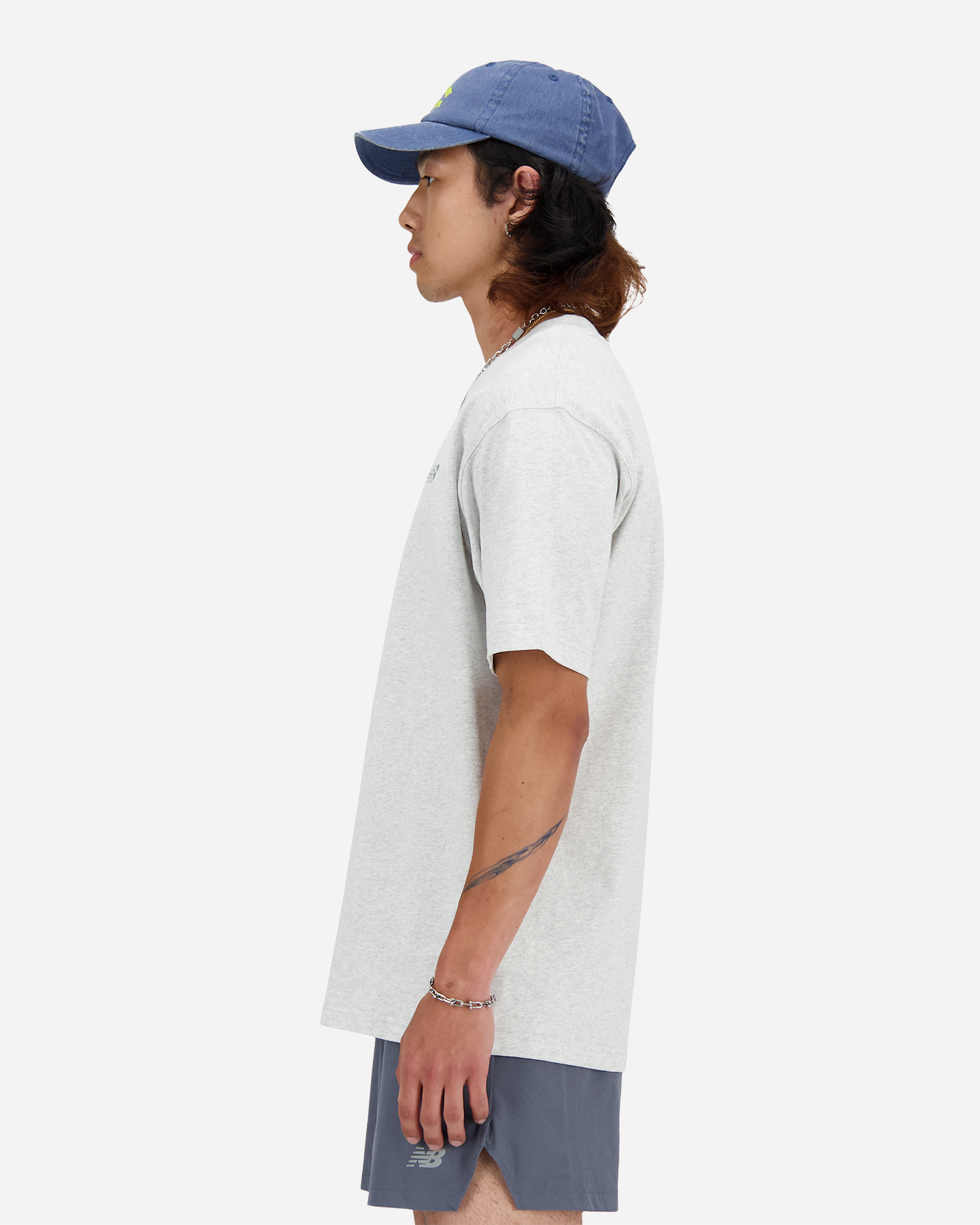 T-shirt NEW BALANCE ATHLETICS SMALL LOGO M - Grigio - 2 | Cisalfa Sport