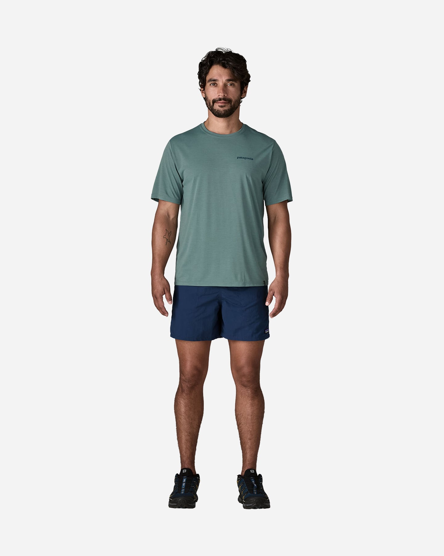 T-shirt PATAGONIA CAPILENE COOL DAILY LOGO M - Blu - 2 | Cisalfa Sport