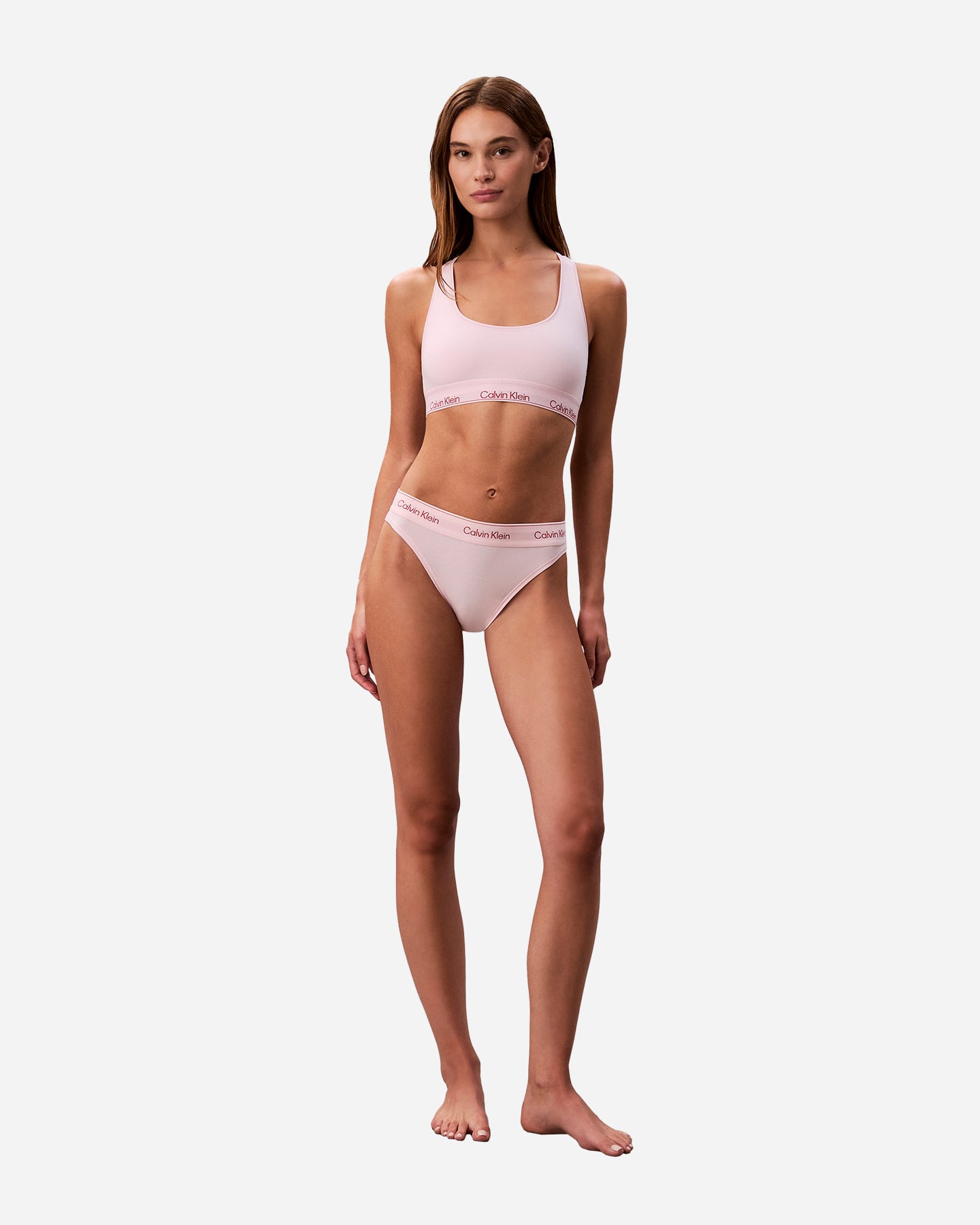 Reggiseno CALVIN KLEIN UNDERWEAR BRALETTE UNLINED W - Rosa - 3 | Cisalfa Sport