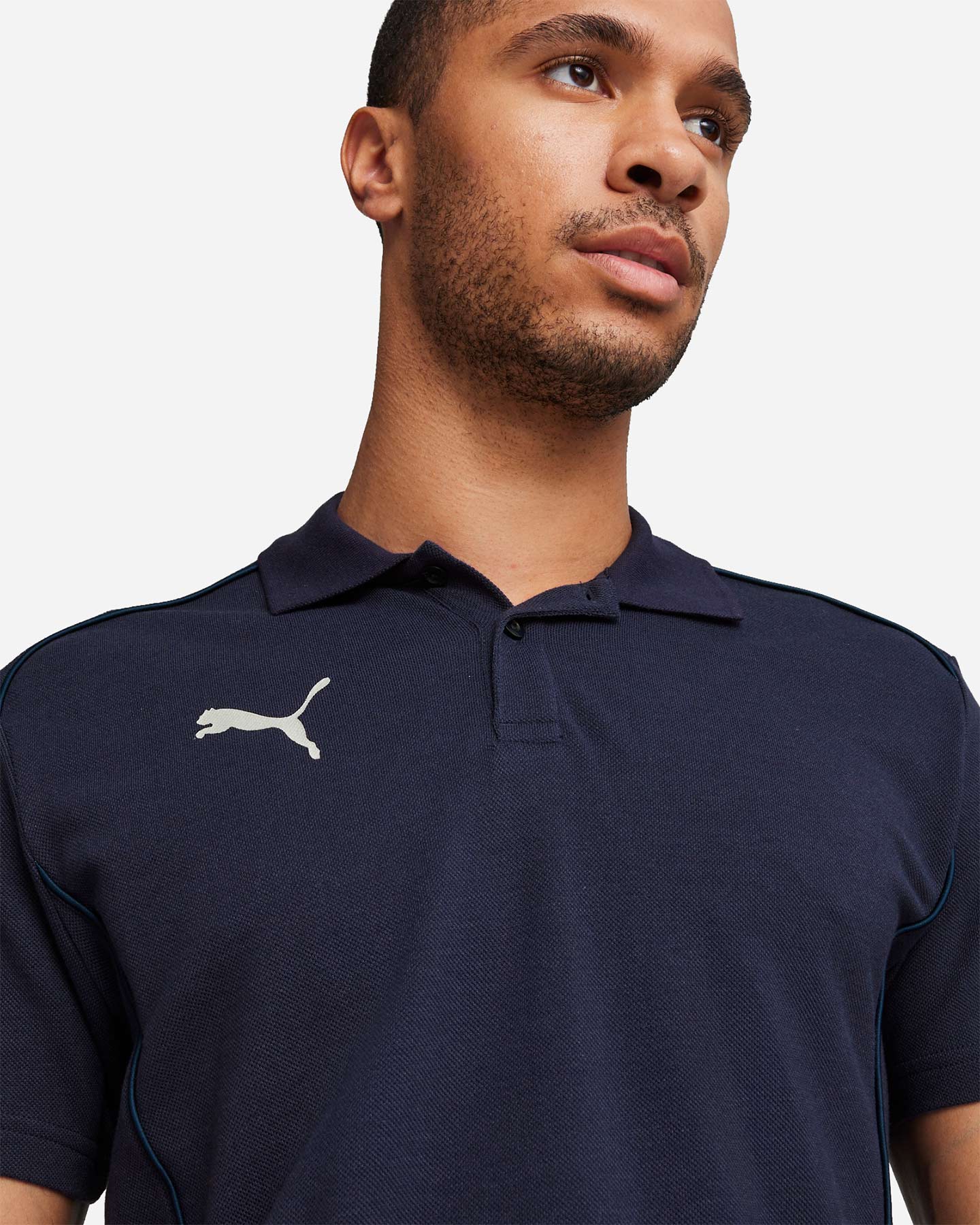 Polo PUMA TEAMFINAL CASUALS M - Blu Navy - 4 | Cisalfa Sport