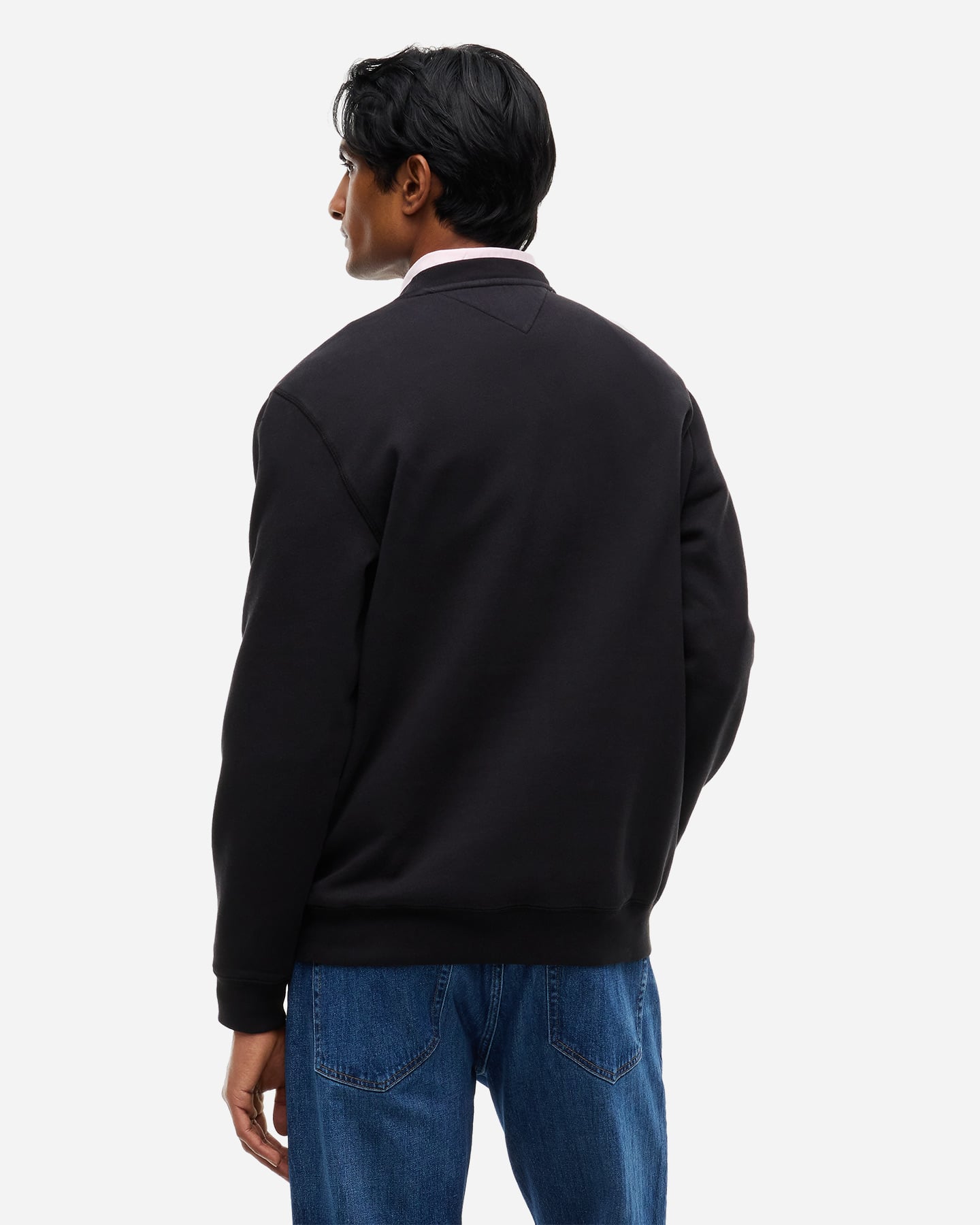Felpa TOMMY HILFIGER BADGE FLEECE M - Nero - 2 | Cisalfa Sport