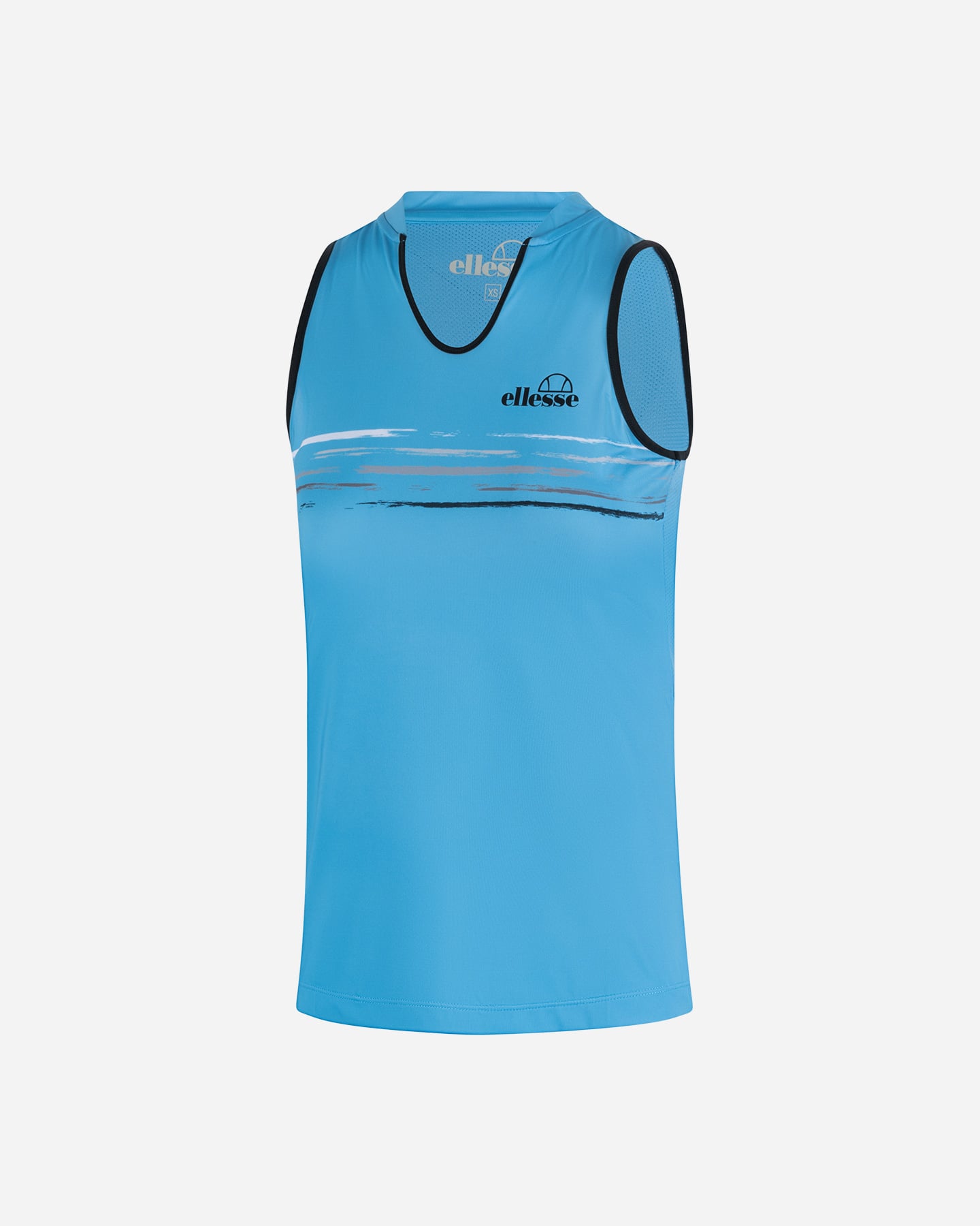 T-shirt tennis ELLESSE FIVE STRIPES W - Azzurro - 5 | Cisalfa Sport