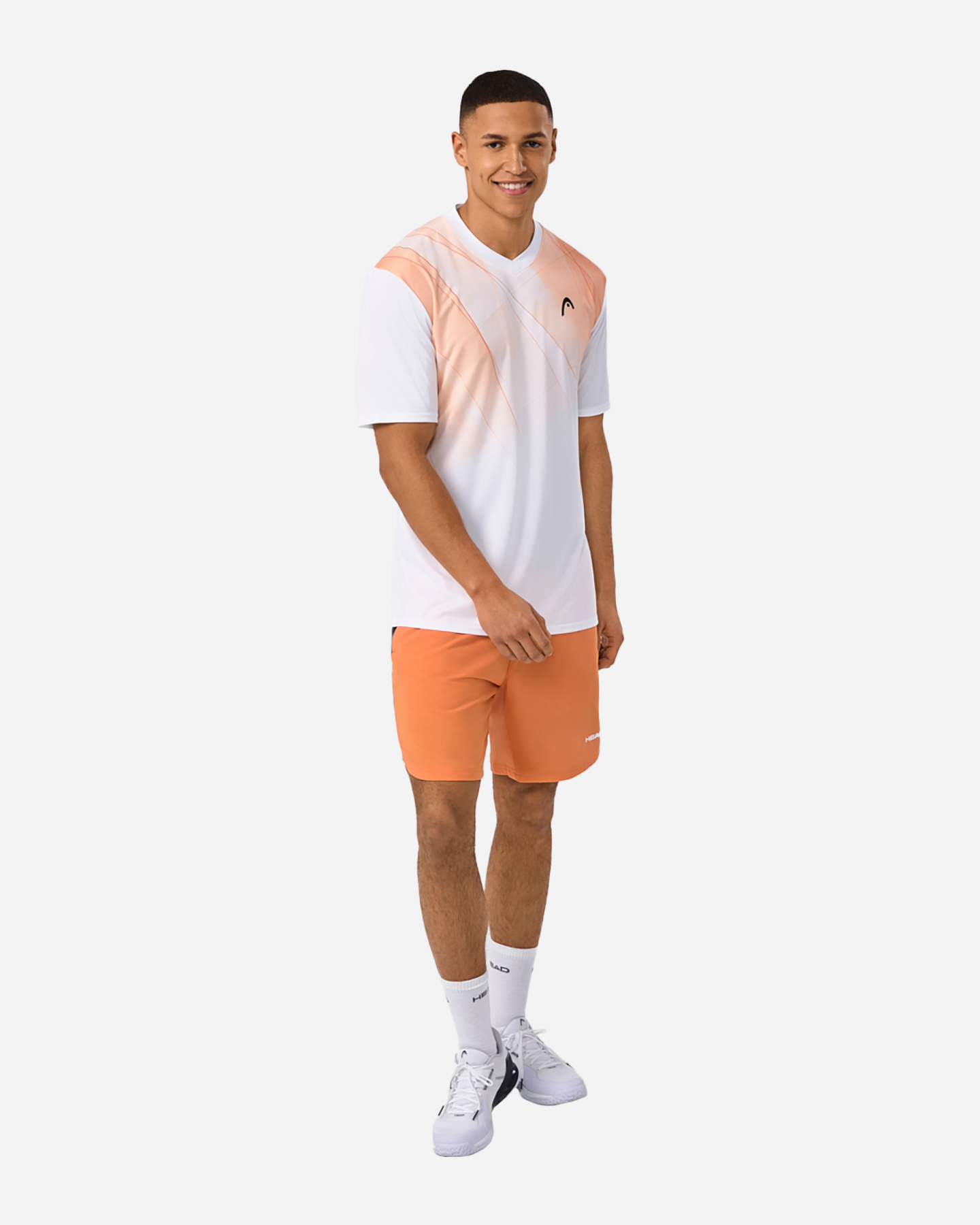 T-shirt tennis HEAD TOPSPIN M - Bianco - 4 | Cisalfa Sport