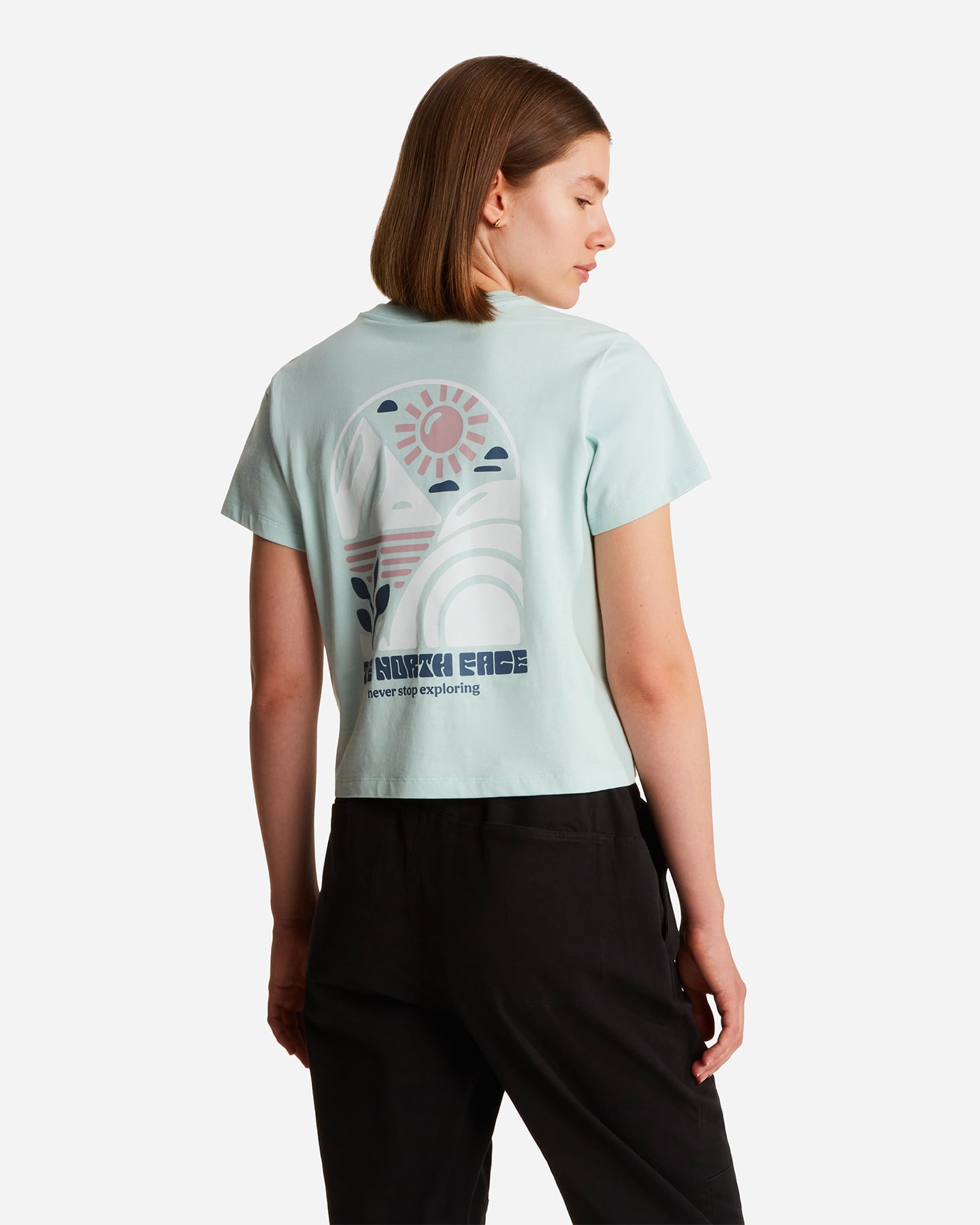 T-shirt THE NORTH FACE SUN BACK GRAPHIC W - Verde - 3 | Cisalfa Sport