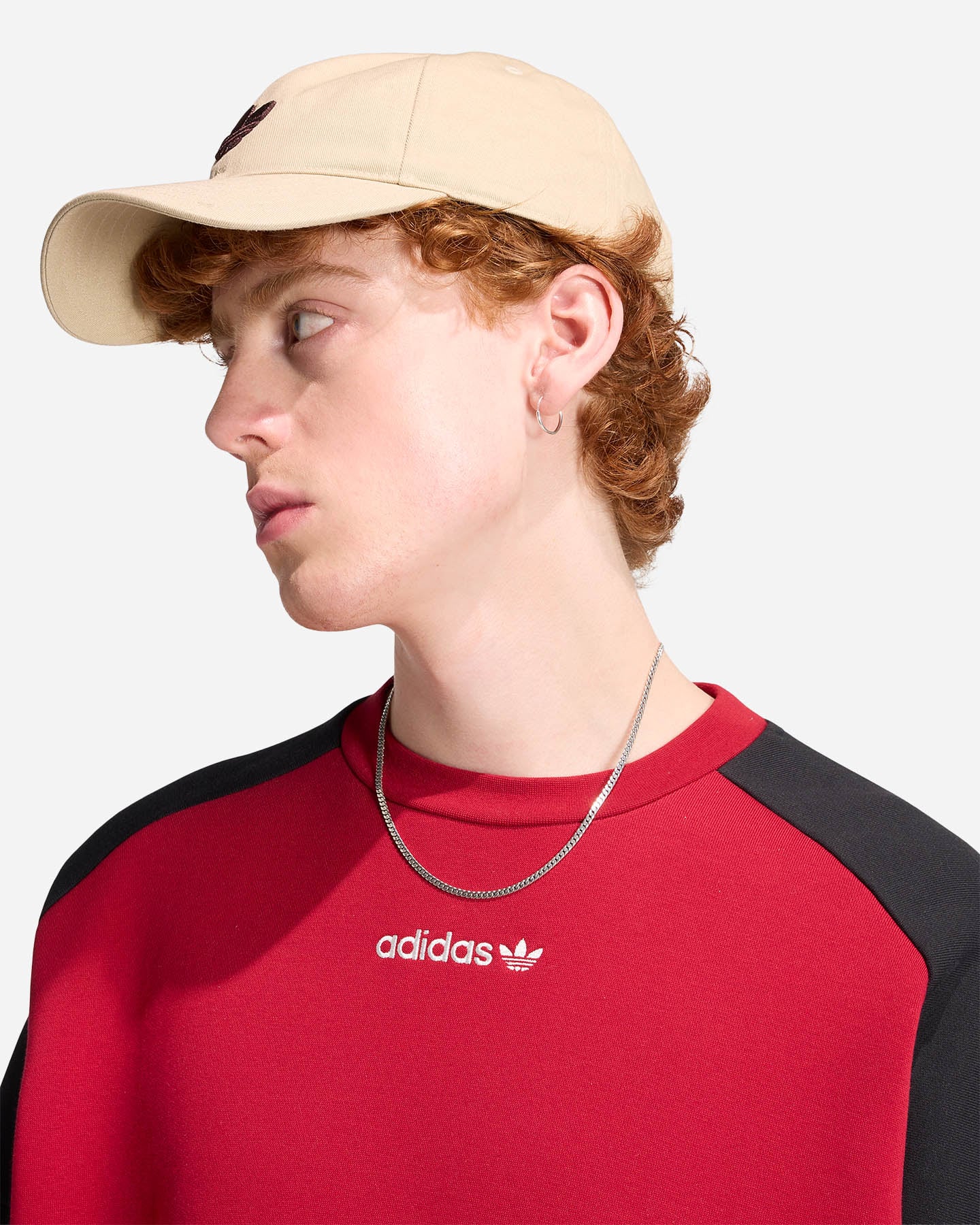Felpa ADIDAS CLASSIC M - Rosso - 4 | Cisalfa Sport
