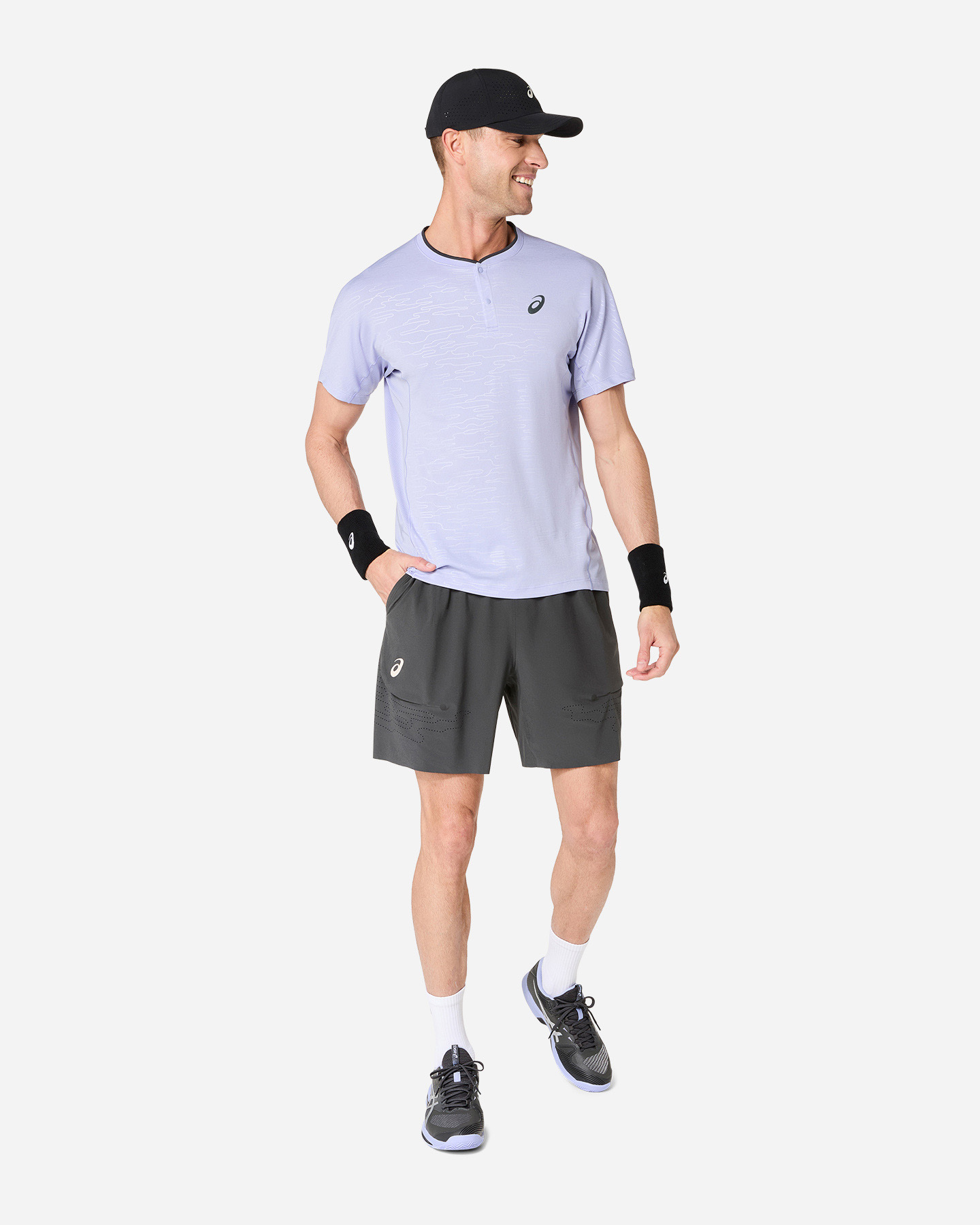 Pantaloncini tennis ASICS MATCH 7IN M - Grigio - 3 | Cisalfa Sport