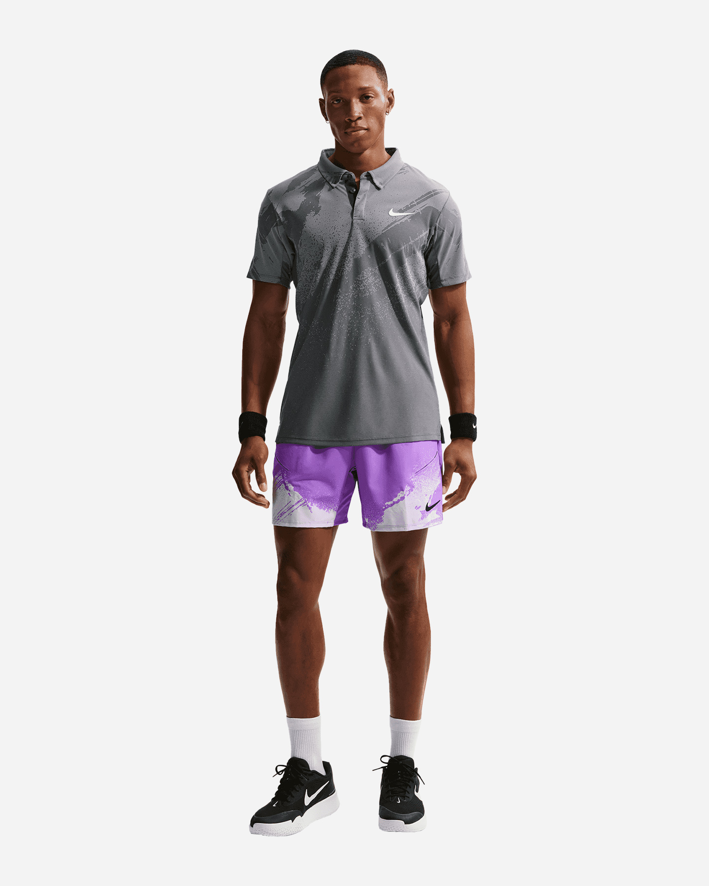 Pantaloncini tennis NIKE CARLOS M - Viola - 1 | Cisalfa Sport