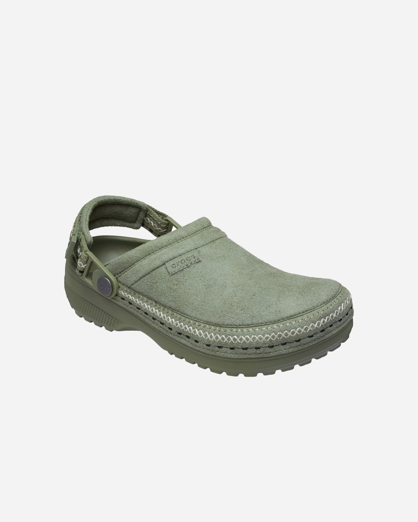 Sandali CROCS CLASSIC CRAFTED VEGAN SUEDE STITCH W - Verde - 1 | Cisalfa Sport