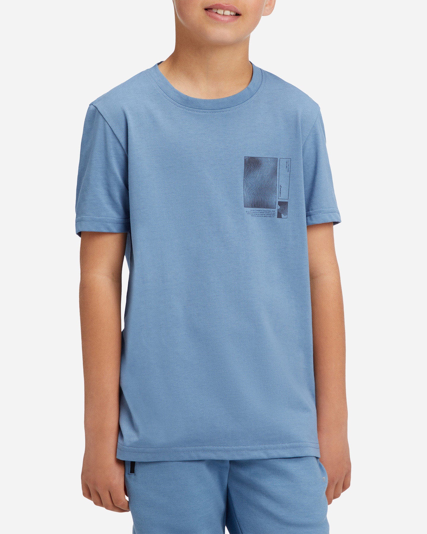 T-shirt ENERGETICS BOX PETTO JR - Blu - 1 | Cisalfa Sport