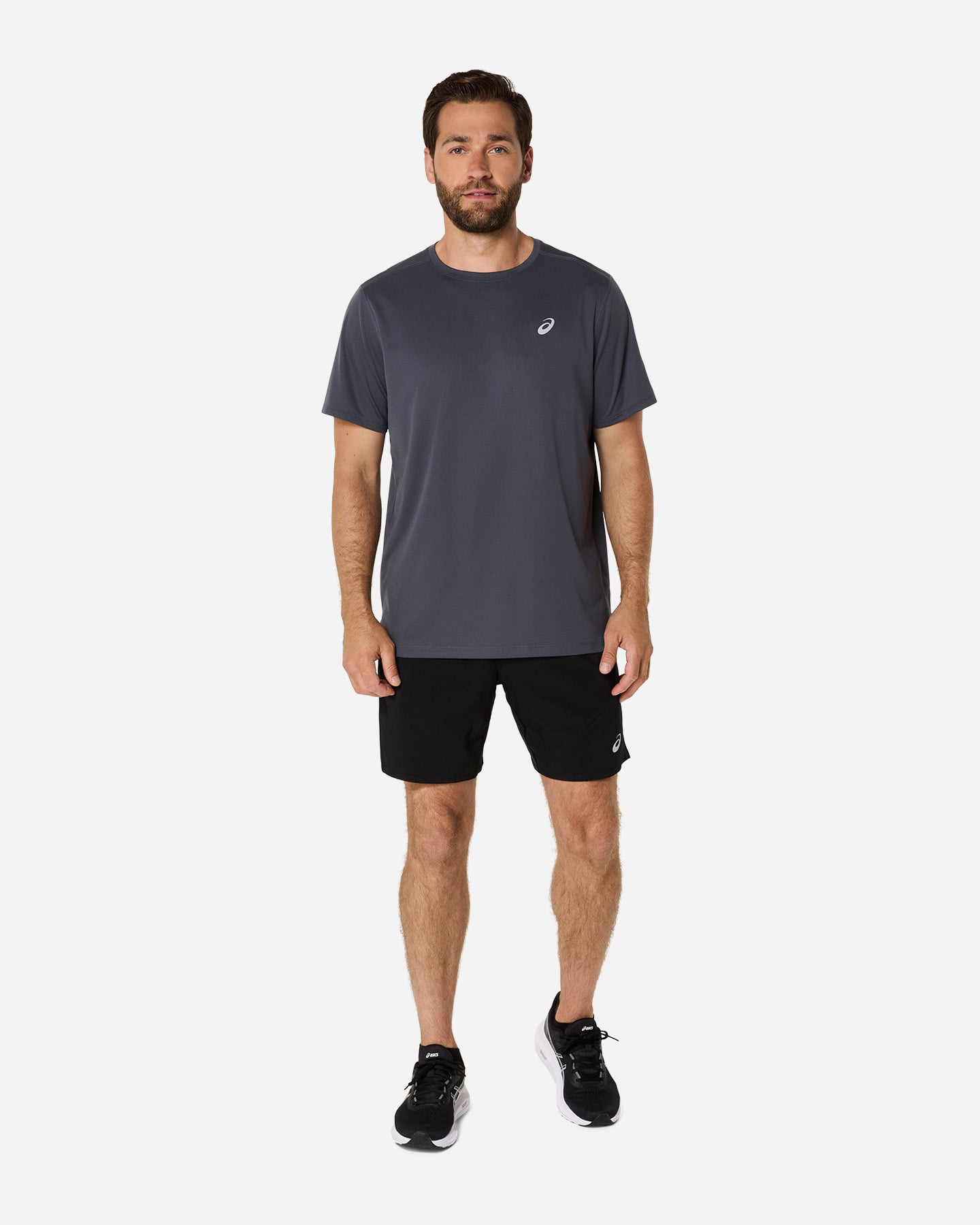 T-shirt running ASICS CORE M - Grigio - 3 | Cisalfa Sport