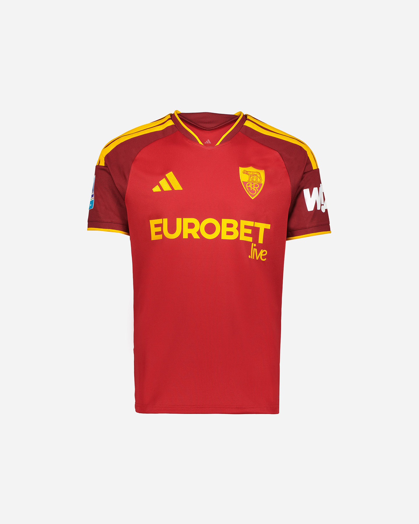 Maglia calcio ufficiale ADIDAS ROMA HOME 26-27 MALEN JR - Color mix - 1 | Cisalfa Sport