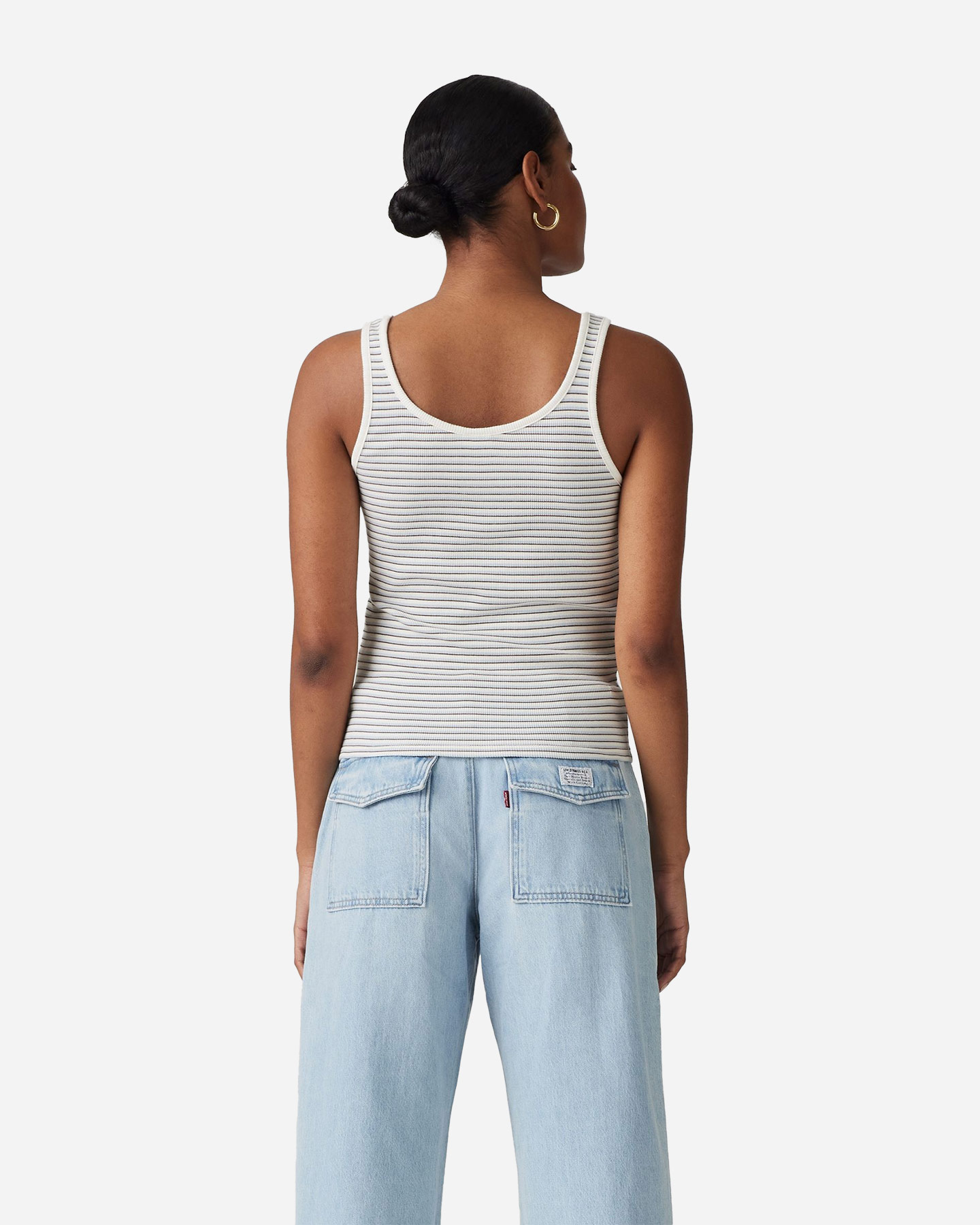 Canotta LEVI'S RIB STRIPE W - Blu - 3 | Cisalfa Sport