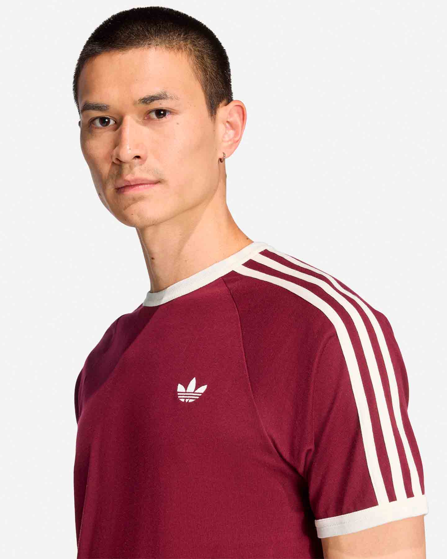 T-shirt ADIDAS ORIGINALS 3STRIPES M - Rosso - 4 | Cisalfa Sport